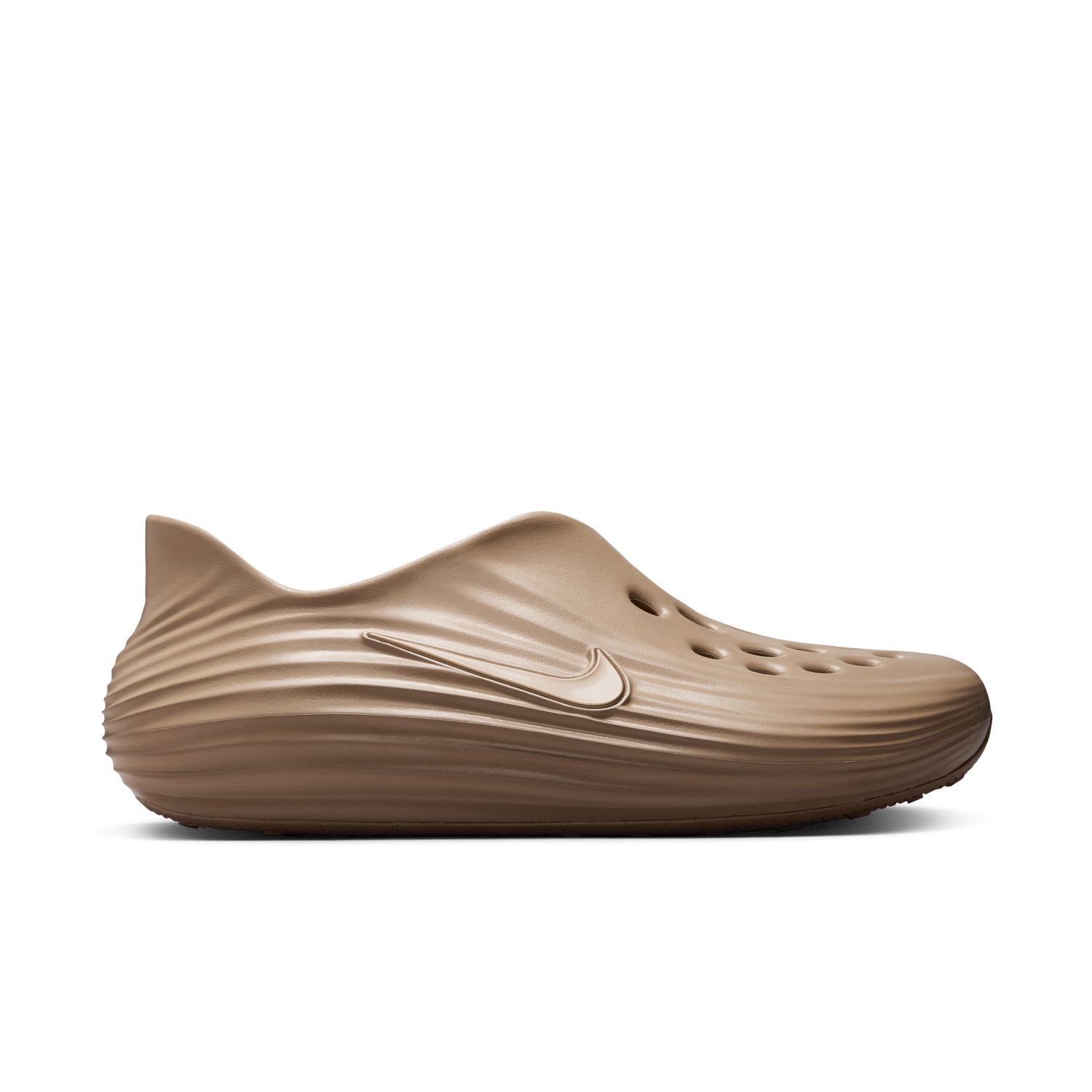 Levně Nike ReactX Rejuven8 "Khaki" - Pánské - Pantofle Nike - Hnědé - HV5060-200