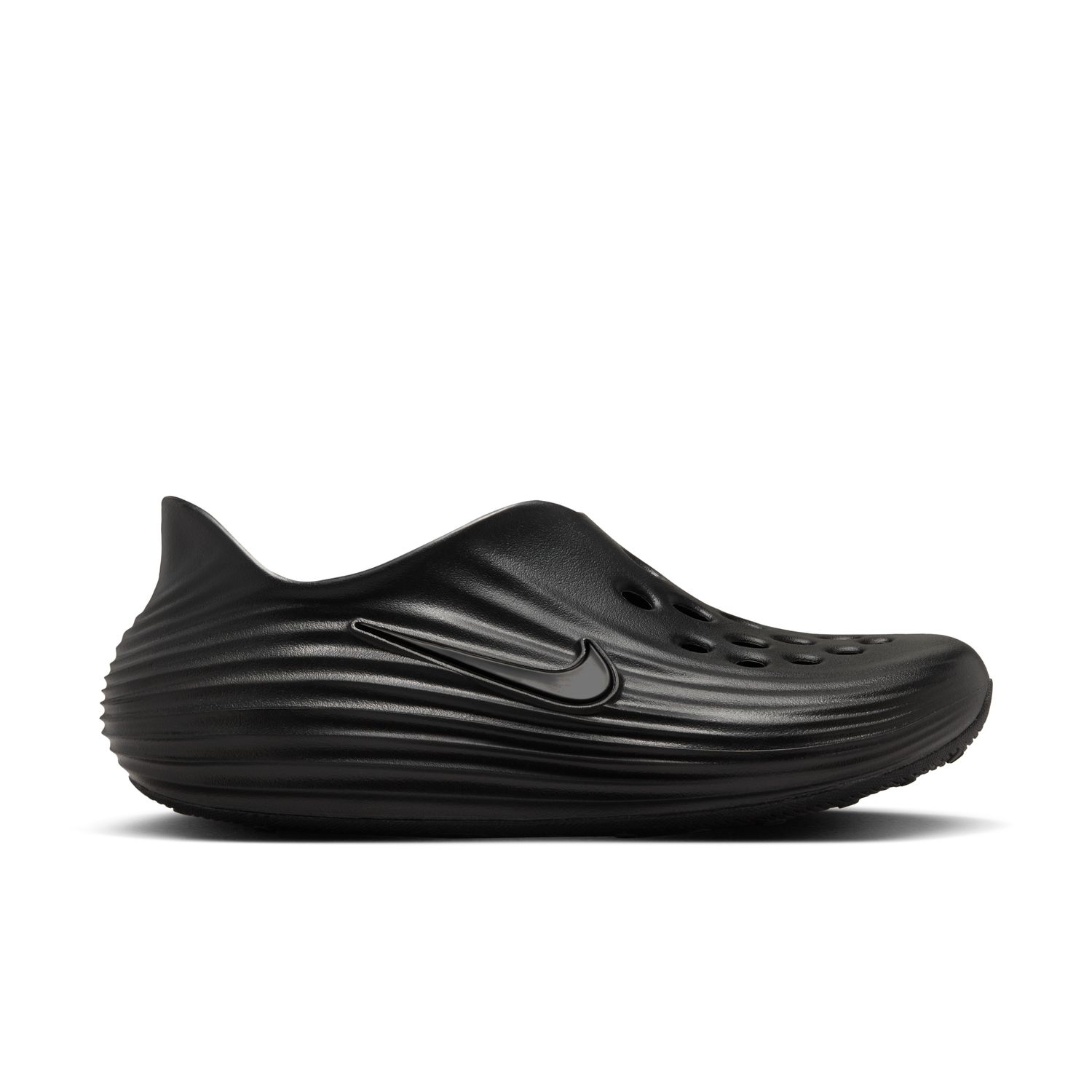 Levně Nike ReactX Rejuven8 "Triple Black" Wmns - Dámské - Pantofle Nike - Černé - HV5062-001