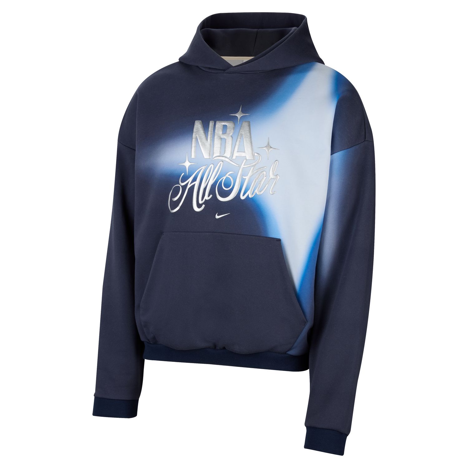 Jordan Dri-FIT NBA All-Star Weekend Standard Issue Practice Hoodie - Pánské - Mikina Jordan - Modré - HV6555-419 - Velikost: 2XL