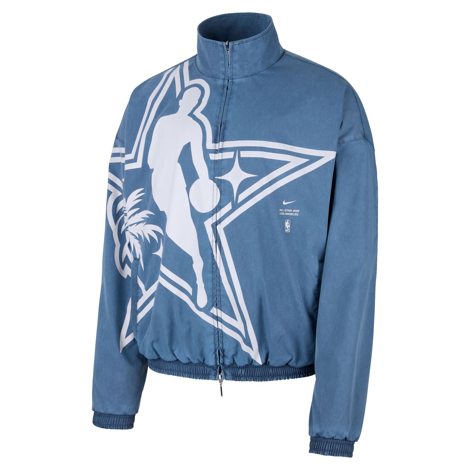 Nike Dri-FIT NBA All-Star Weekend Standard Issue Jacket College Navy - Pánské - Bunda Nike - Modré - HV6578-419 - Velikost: L