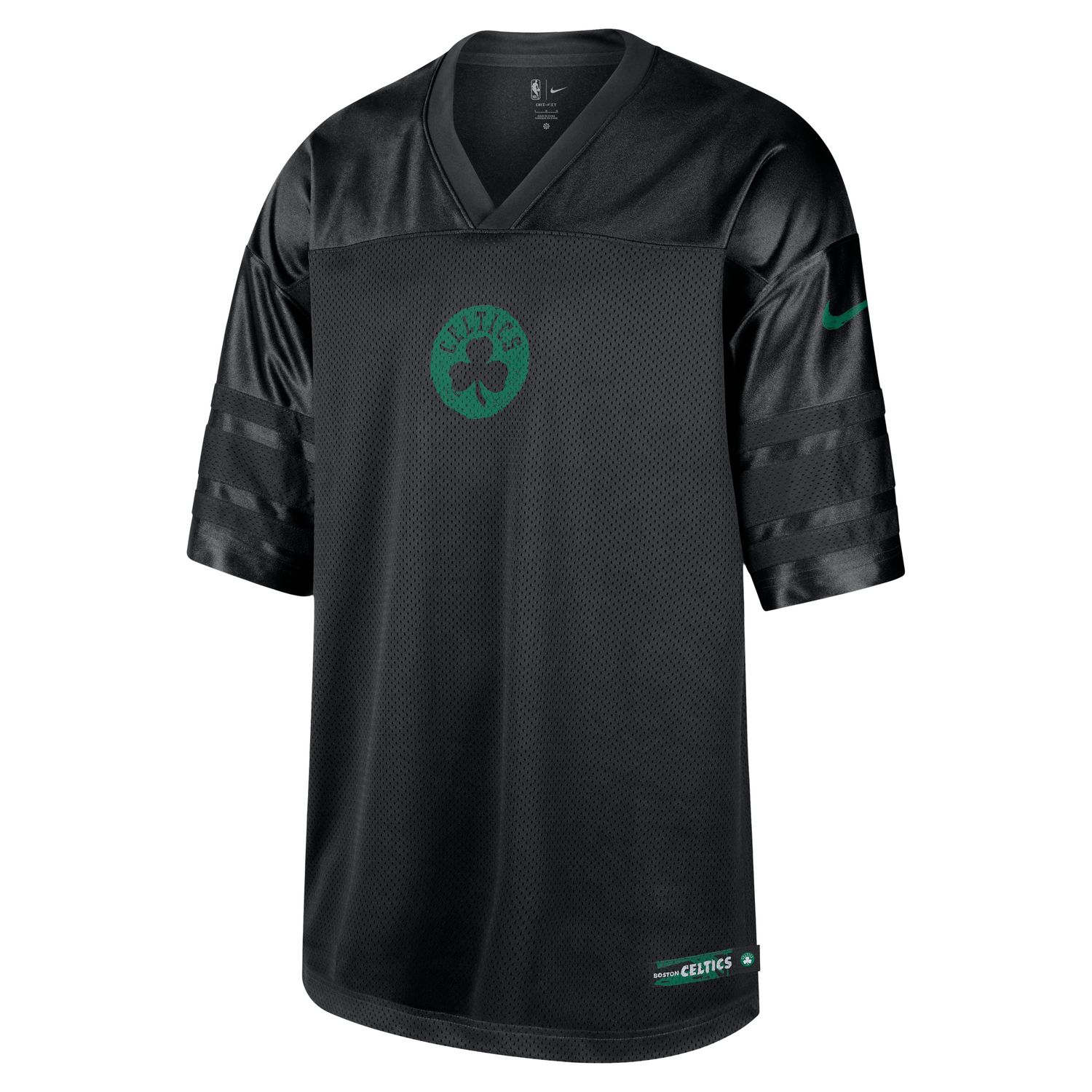 Nike Dri-FIT NBA Boston Celtics Courtside Jersey - Pánské - Dres Nike - Černé - HV9746-010 - Velikost: L