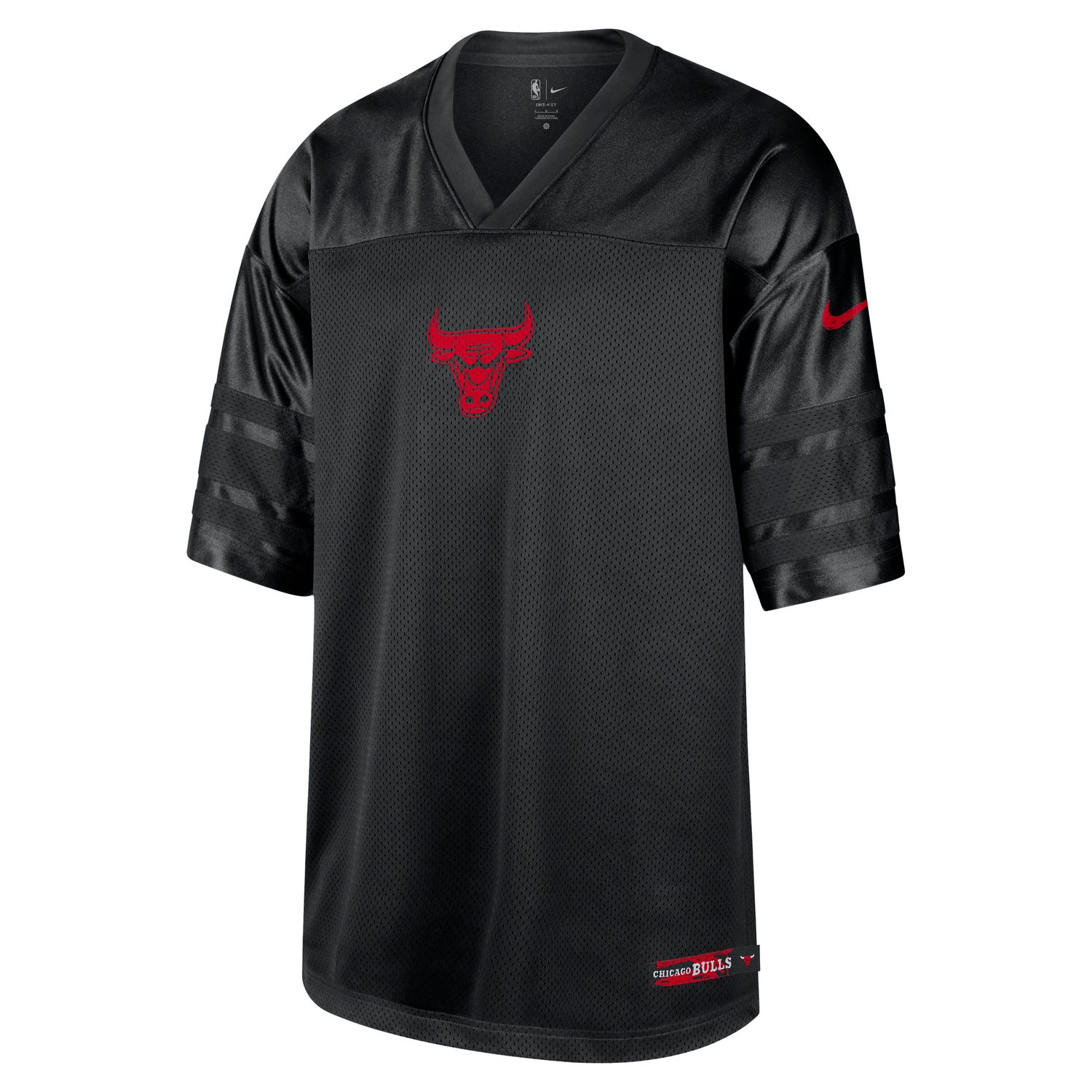 Nike Dri-FIT NBA Chicago Bulls Courtside Jersey - Pánské - Dres Nike - Černé - HV9749-010 - Velikost: M