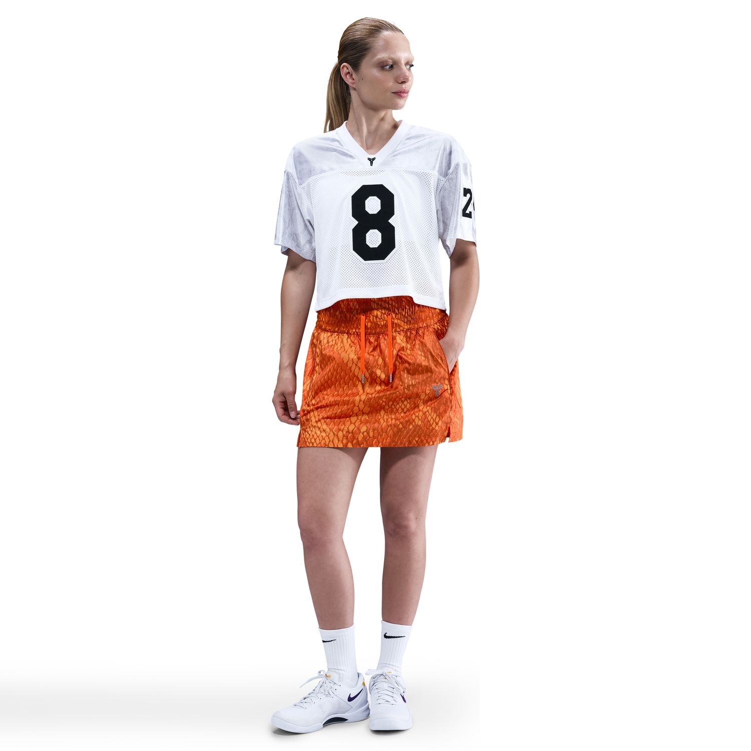 Nike Kobe Wmns Woven Skirt Safety Orange - Dámské - Kraťasy Nike - Oranžové - IB2720-819 - Velikost: M