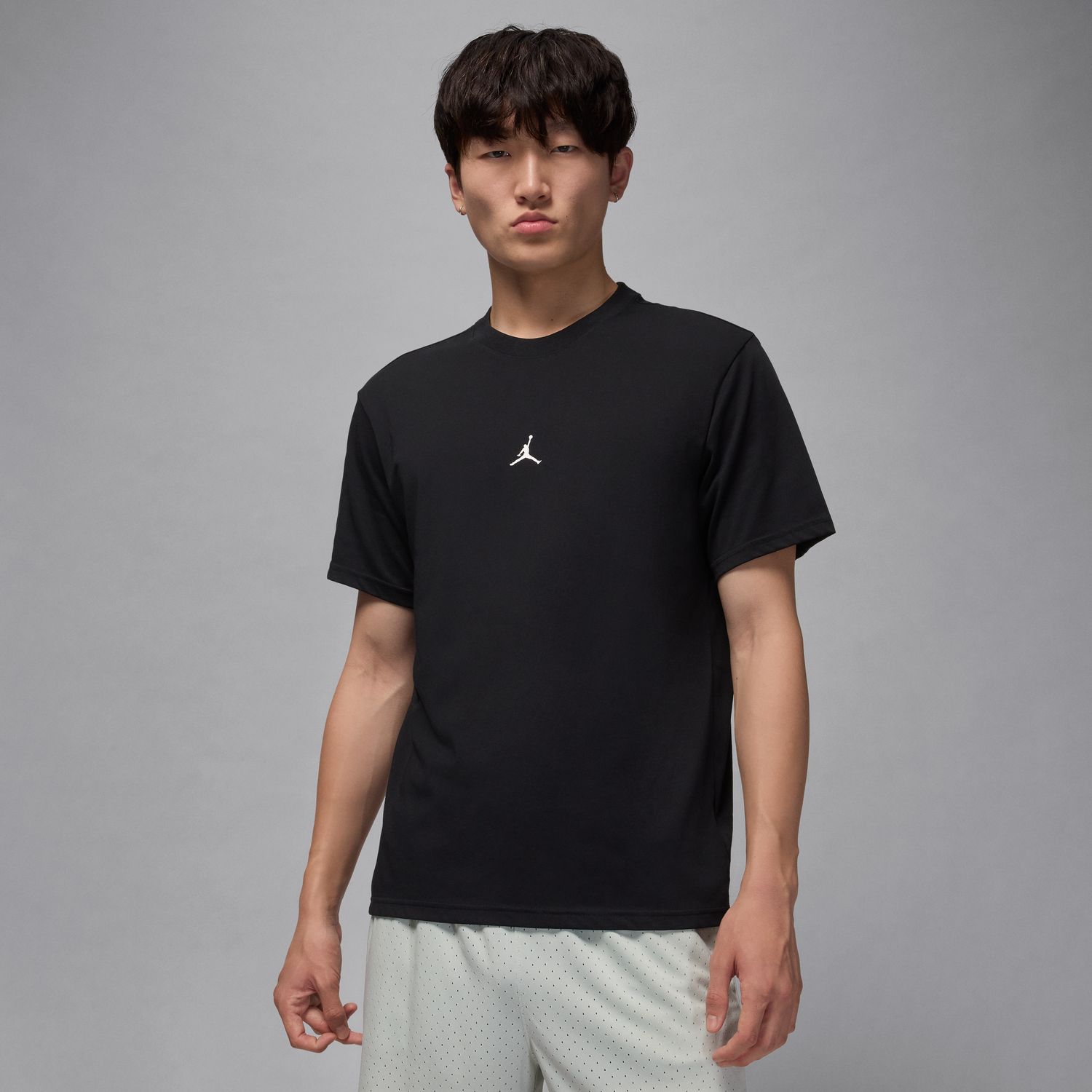 Jordan Sport Dri-FIT Jumpman Tee Black - Pánské - Triko Jordan - Černé - IB6757-010 - Velikost: M