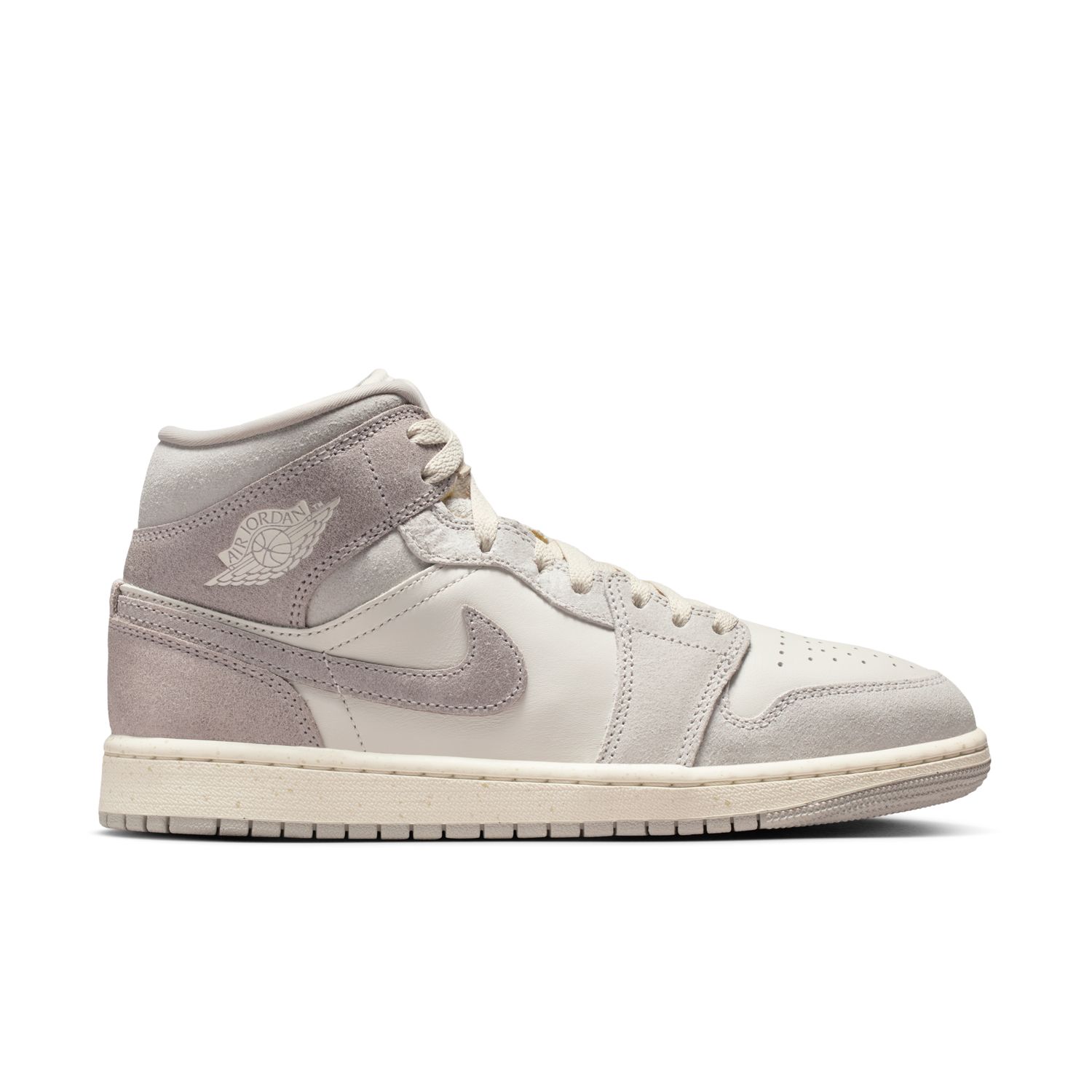 Air Jordan 1 Mid SE "Light Iron Ore Enigma" Wmns - Dámské - Tenisky Jordan - Šedé - IB7010-001 - Velikost: 44.5