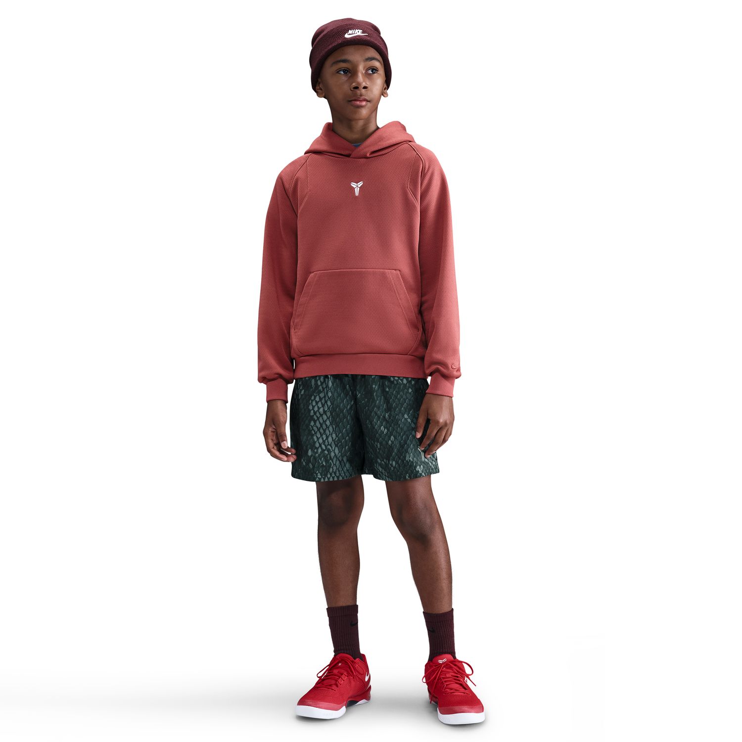 Nike Kobe Big Kids' Lightweight Woven Basketball Shorts Black - Dětské - Kraťasy Nike - Černé - IB7082-010 - Velikost: XL