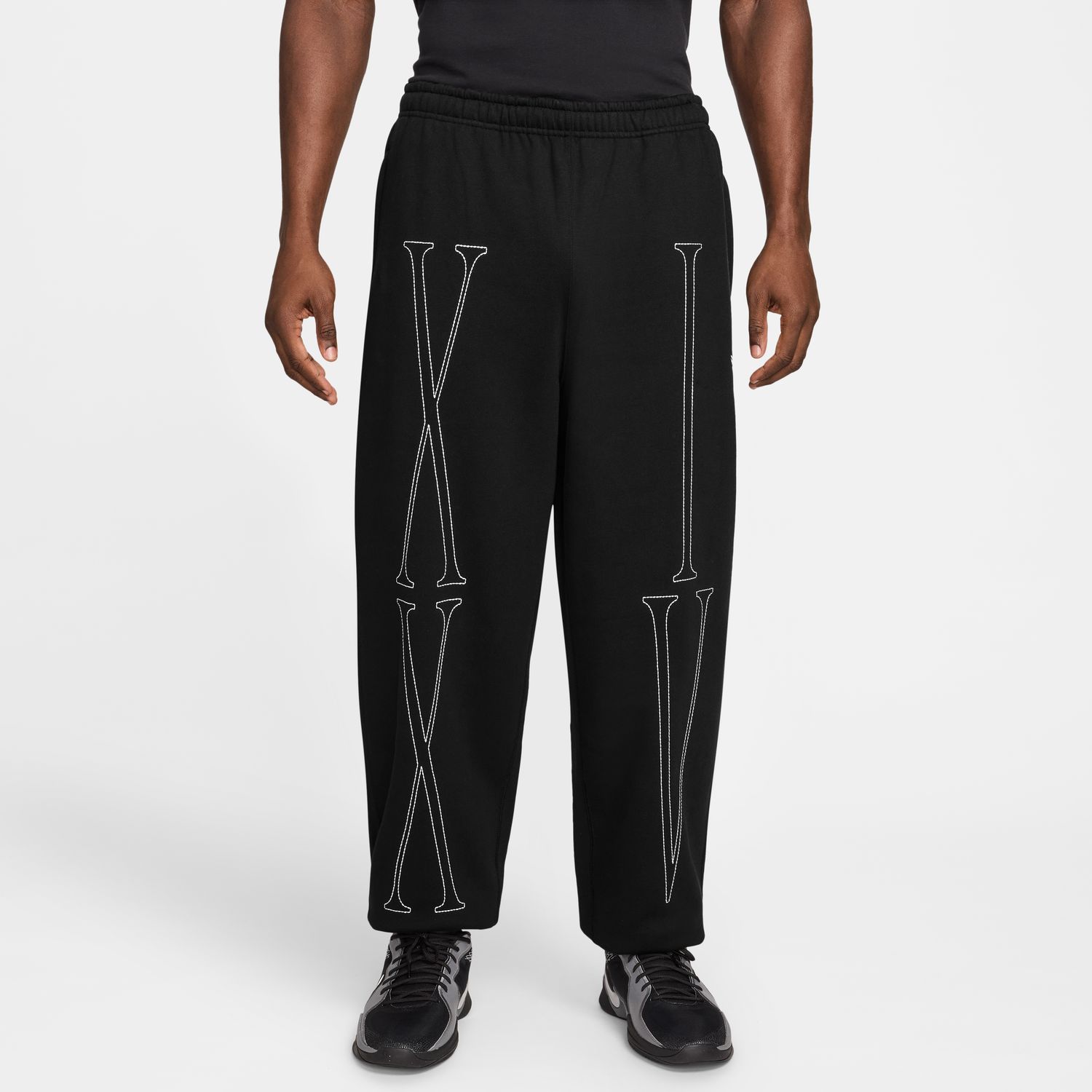 Nike Kobe Fleece Basketball Pants - Pánské - Kalhoty Nike - Černé - IB7091-010 - Velikost: 2XL