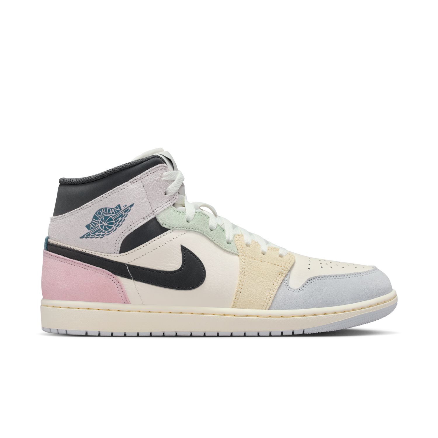 Levně Air Jordan 1 Mid SE "Sail Iced Jade" - Pánské - Tenisky Jordan - Bílé - IB7110-100