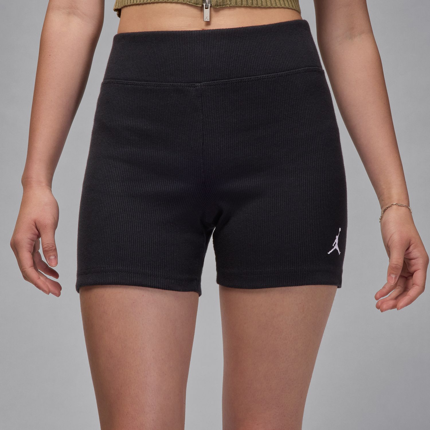 Jordan Brooklyn Essentials Wmns 4" Shorts - Dámské - Kraťasy Jordan - Černé - IB9882-010 - Velikost: XS
