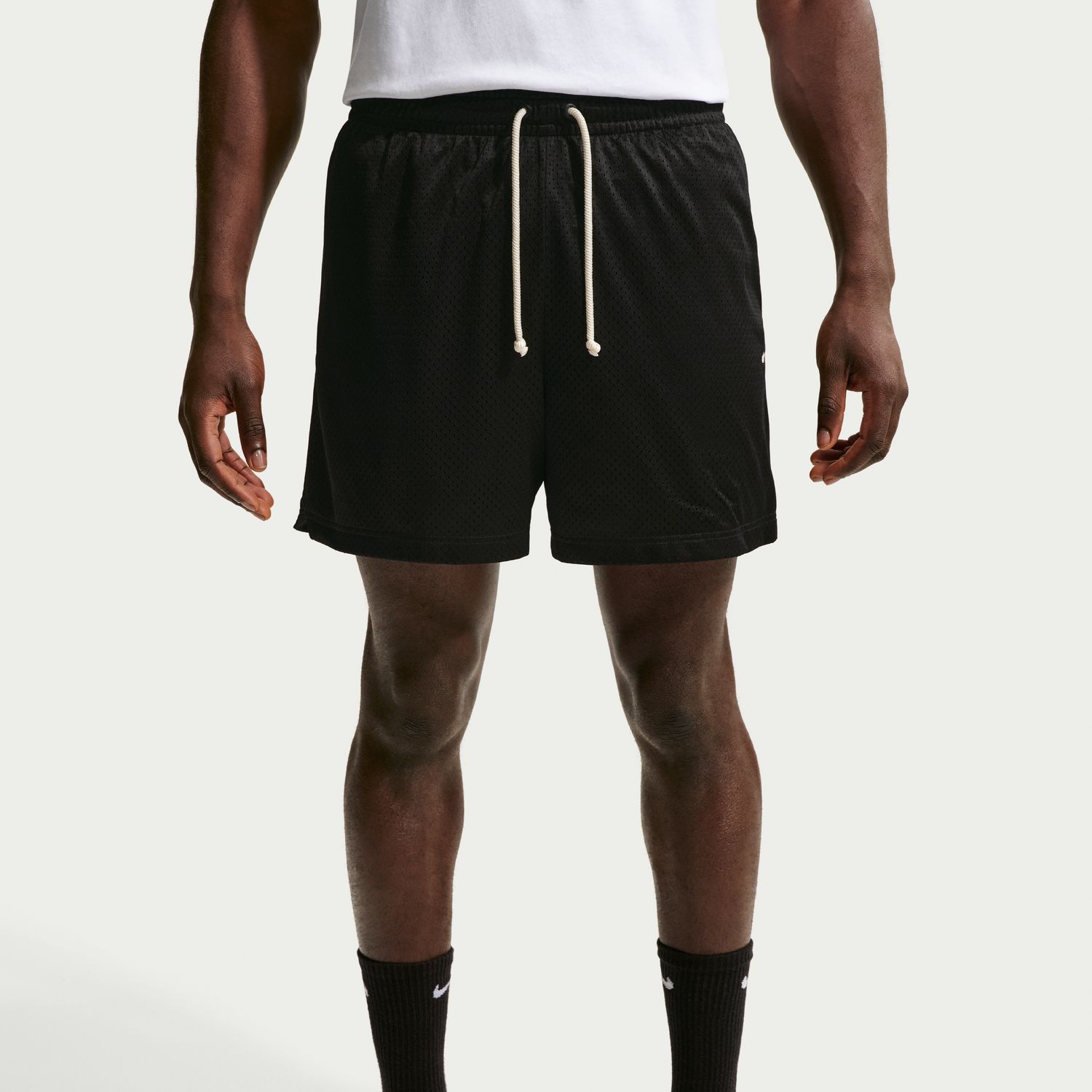 Nike Standard Issue 5" Practice Mesh Basketball Shorts Black - Pánské - Kraťasy Nike - Černé - IF1587-010 - Velikost: L