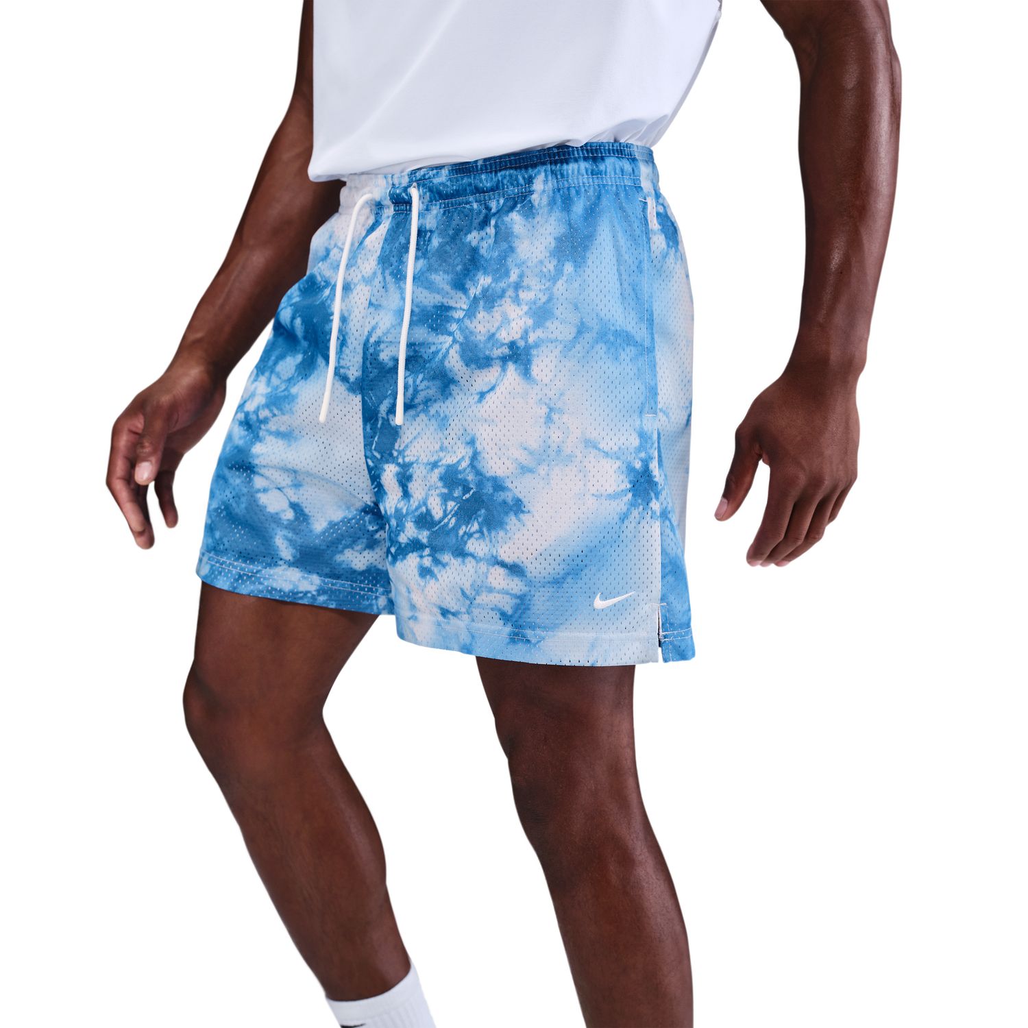 Nike Dri-FIT 5" Practice Mesh Basketball Shorts - Pánské - Kraťasy Nike - Šedé - IF2110-085 - Velikost: 2XL