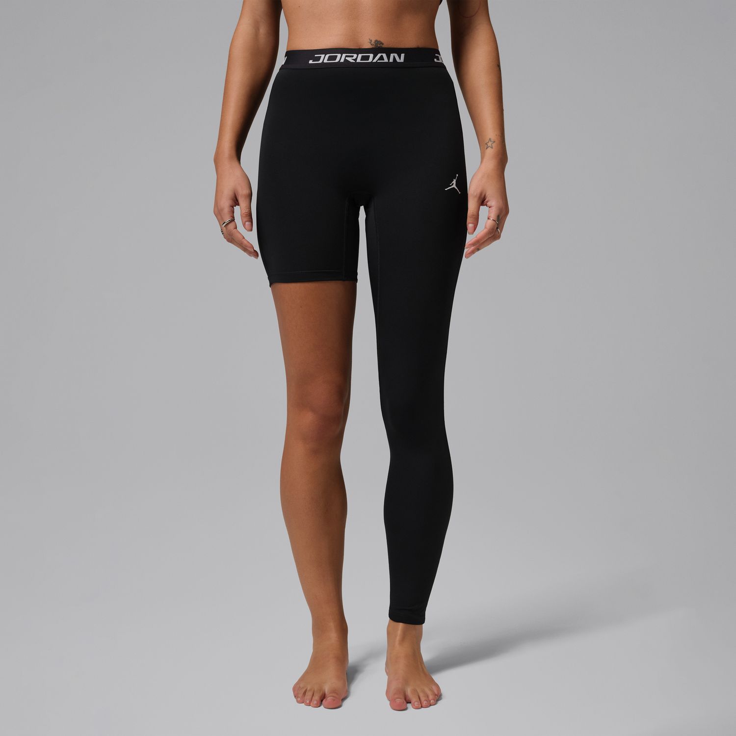 Jordan Sport Wmns High-Rise Single-Leg Basketball Tights  - Dámské - Kraťasy Jordan - Černé - IF2275-010 - Velikost: XS