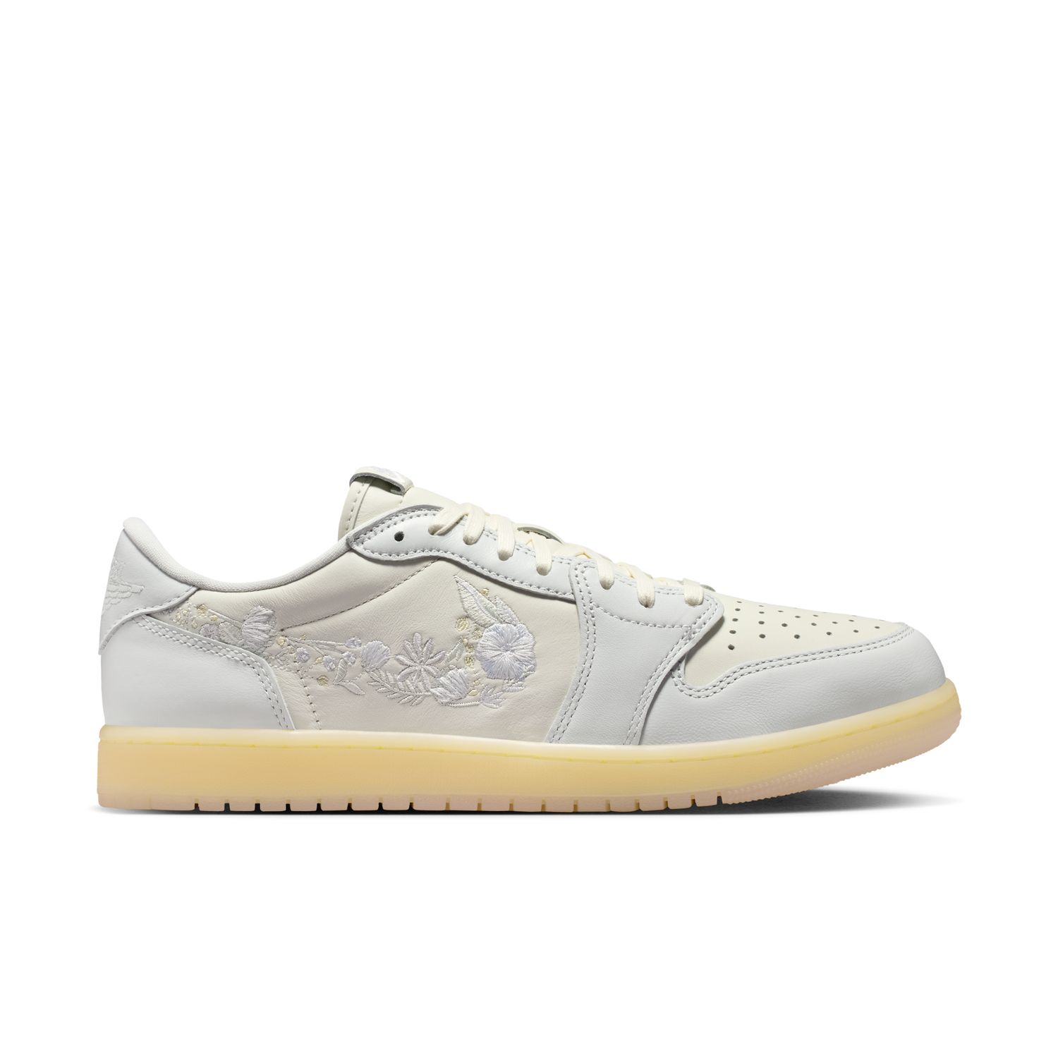 Levně Air Jordan 1 Retro Low OG "Floral Swoosh" - Pánské - Tenisky Jordan - Bílé - IF4391-100