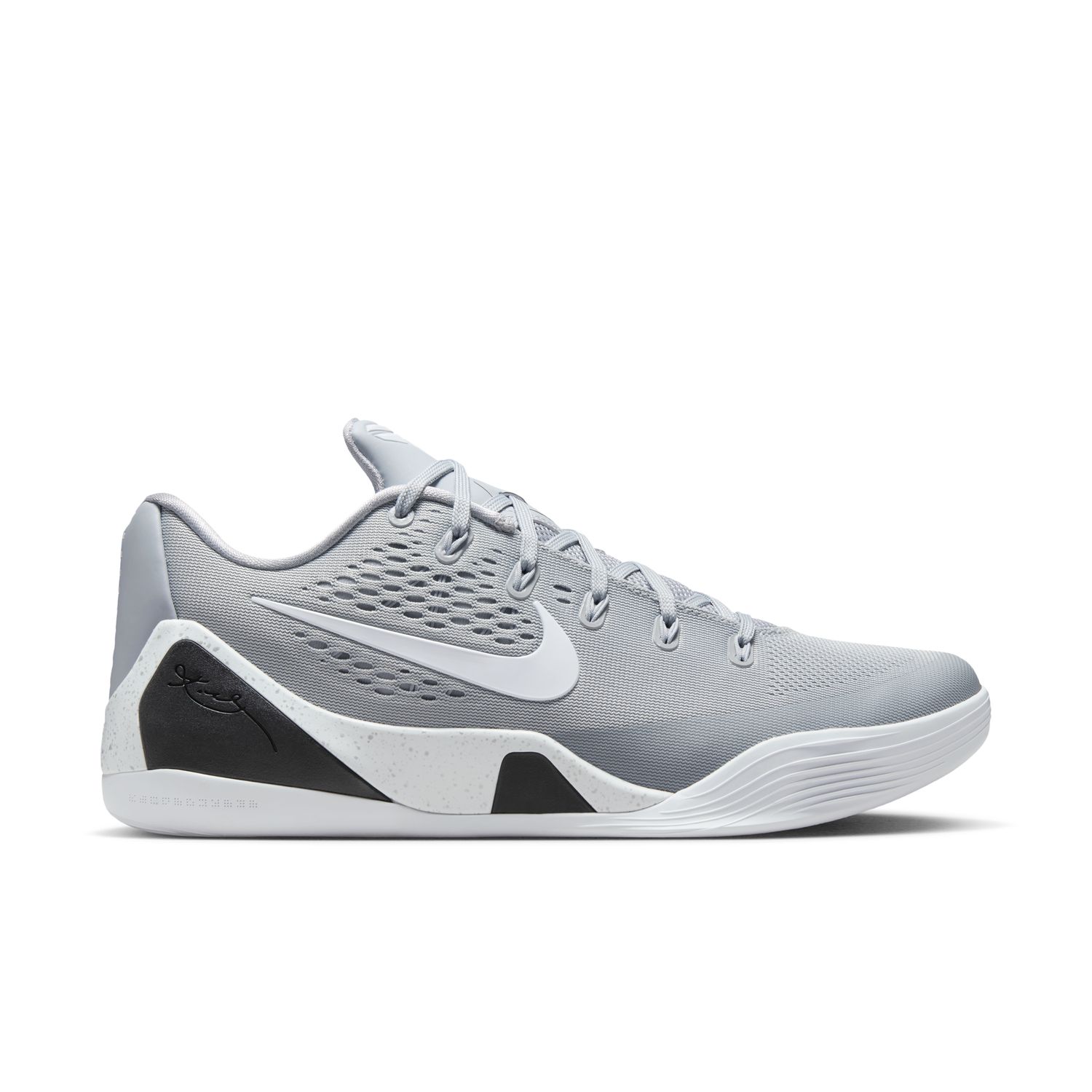 Nike Kobe 9 Elite Low EM Protro "Wolf Grey" - Pánské - Tenisky Nike - Šedé - IH1401-001 - Velikost: 45