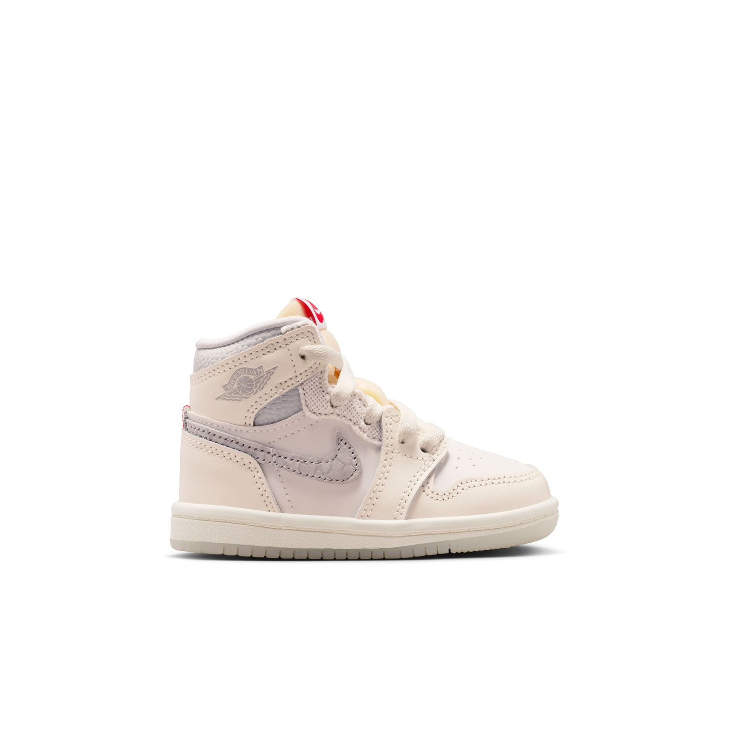 Air Jordan 1 Retro High OG "Sail University Red" (TD) - Dětské - Tenisky Jordan - Bílé - IH4282-100 - Velikost: 27