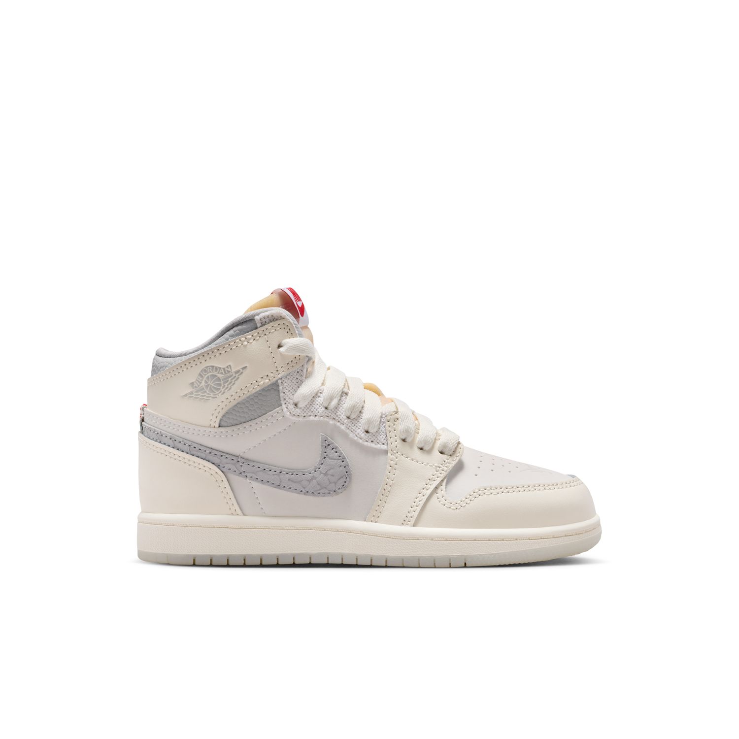 Air Jordan 1 Retro High OG "Sail University Red" (PS) - Dětské - Tenisky Jordan - Bílé - IH4283-100 - Velikost: 32