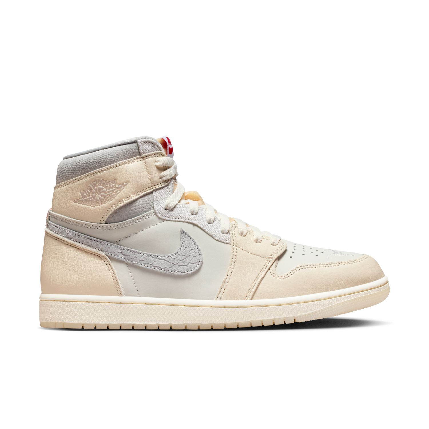 Air Jordan 1 Retro High OG "Sail University Red" - Pánské - Tenisky Jordan - Bílé - IH4363-100 - Velikost: 46