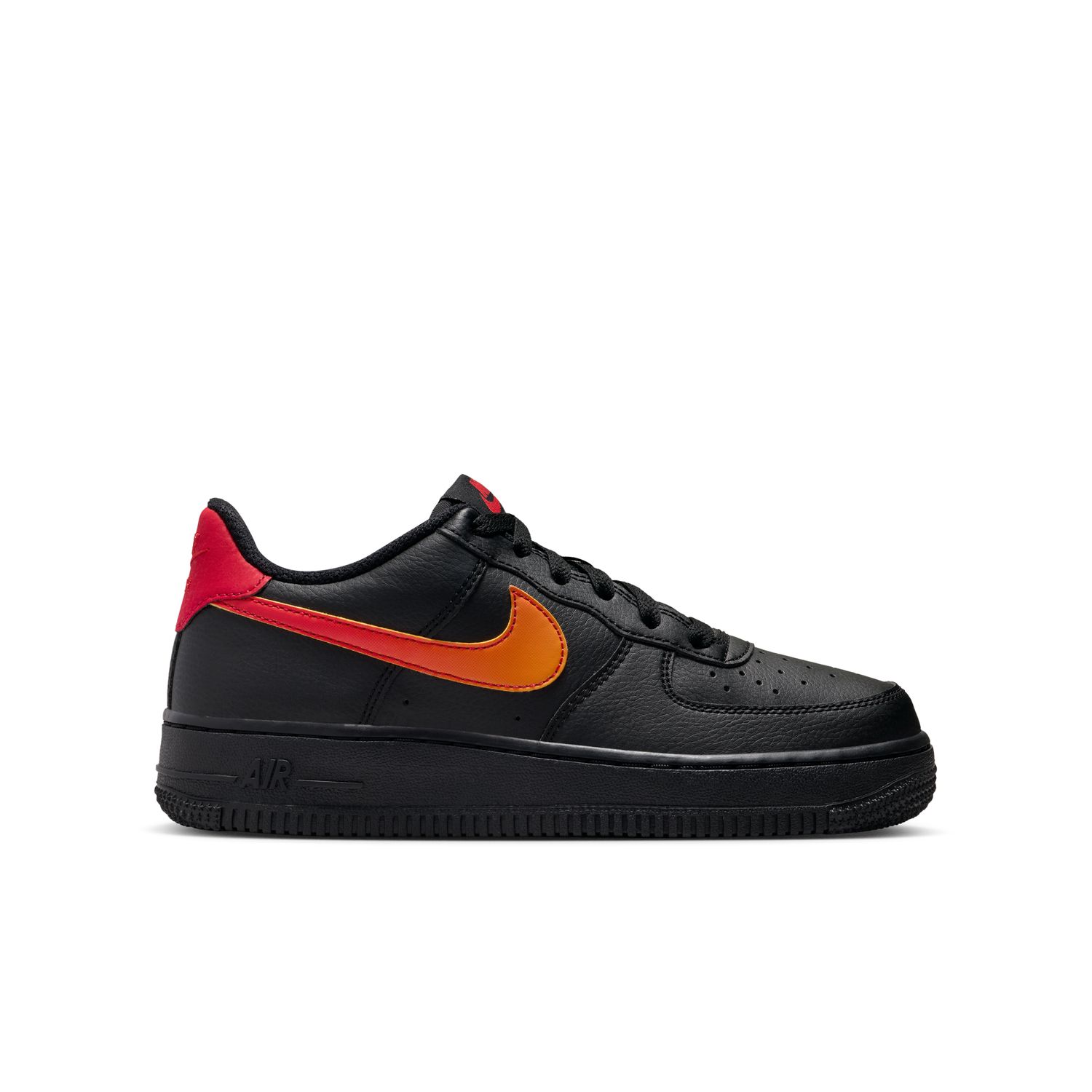 Nike Air Force 1 Low "Black & Bright Ceramic" (GS) - Dětské - Tenisky Nike - Černé - II7638-001 - Velikost: 36.5
