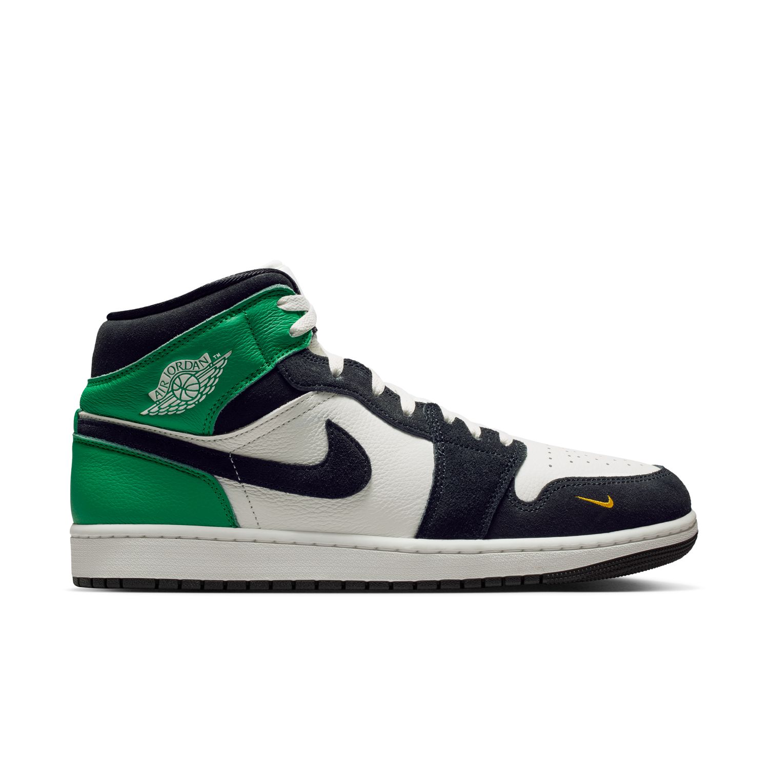 Levně Air Jordan 1 Mid SE "Lucky Green" - Pánské - Tenisky Jordan - Bílé - II9812-100