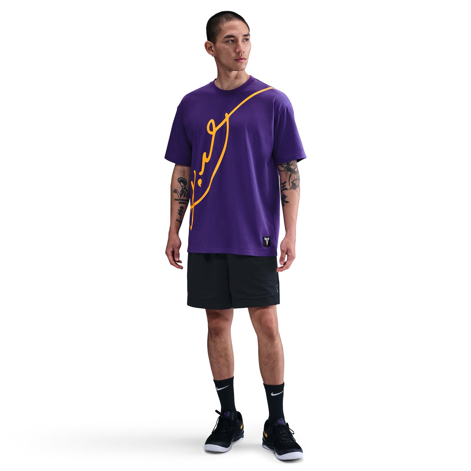 Nike Kobe Dri-FIT Basketball M90 Signature Tee Court Purple - Pánské - Triko Nike - Fialové - IM0320-504 - Velikost: 2XL