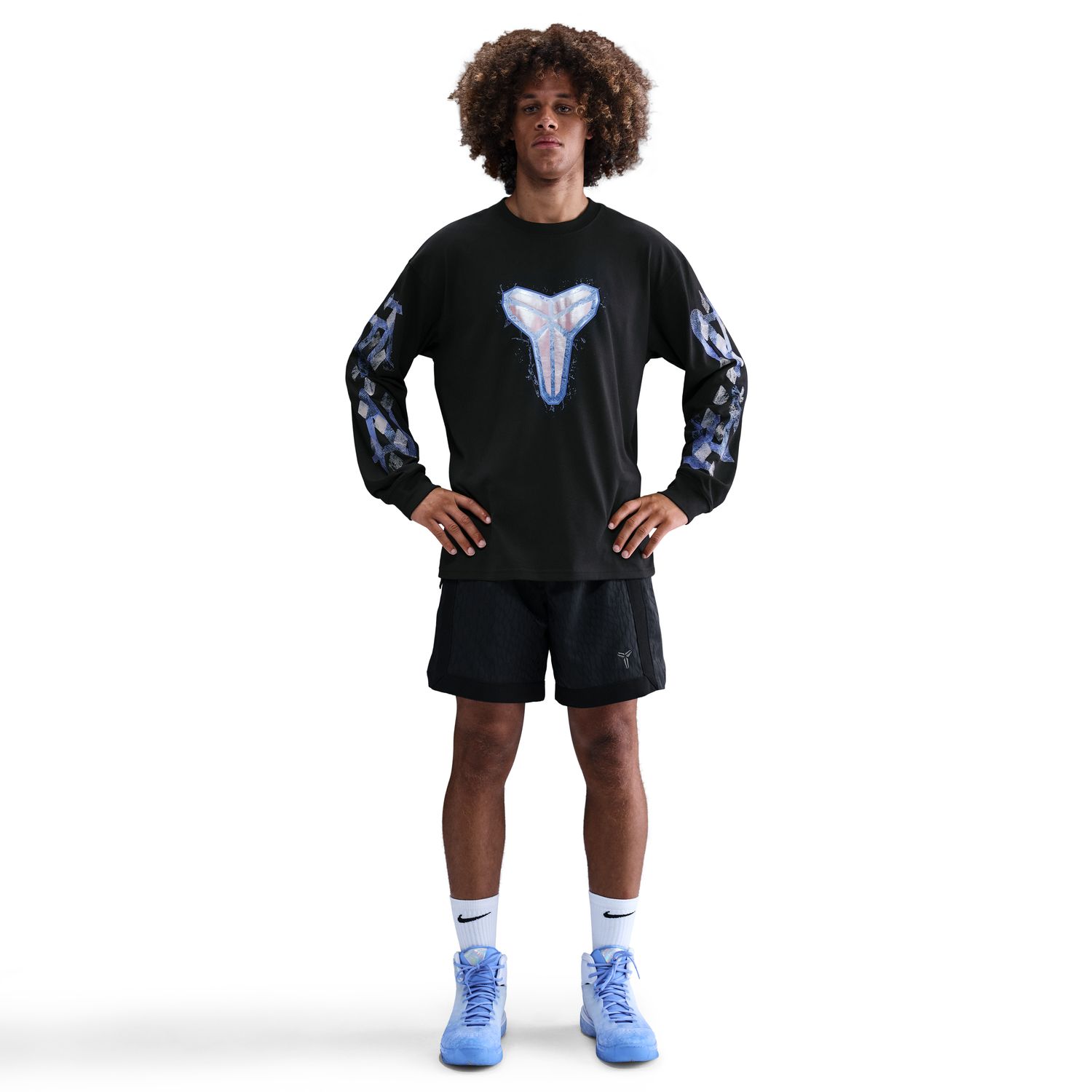 Nike Kobe Dri-FIT Long-Sleeve Basketball Tee Black - Pánské - Triko Nike - Černé - IM7748-010 - Velikost: S