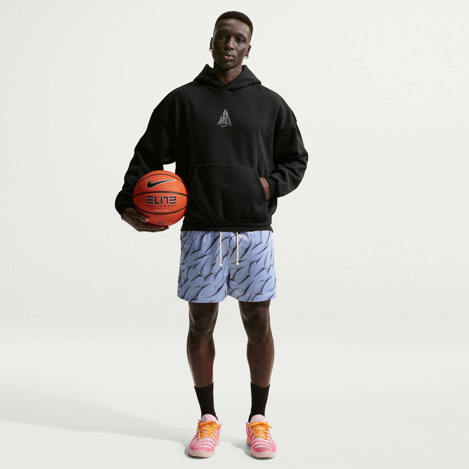 Nike Ja Therma-FIT Pullover Basketball Hoodie Black - Pánské - Mikina Nike - Černé - IM9791-010 - Velikost: L