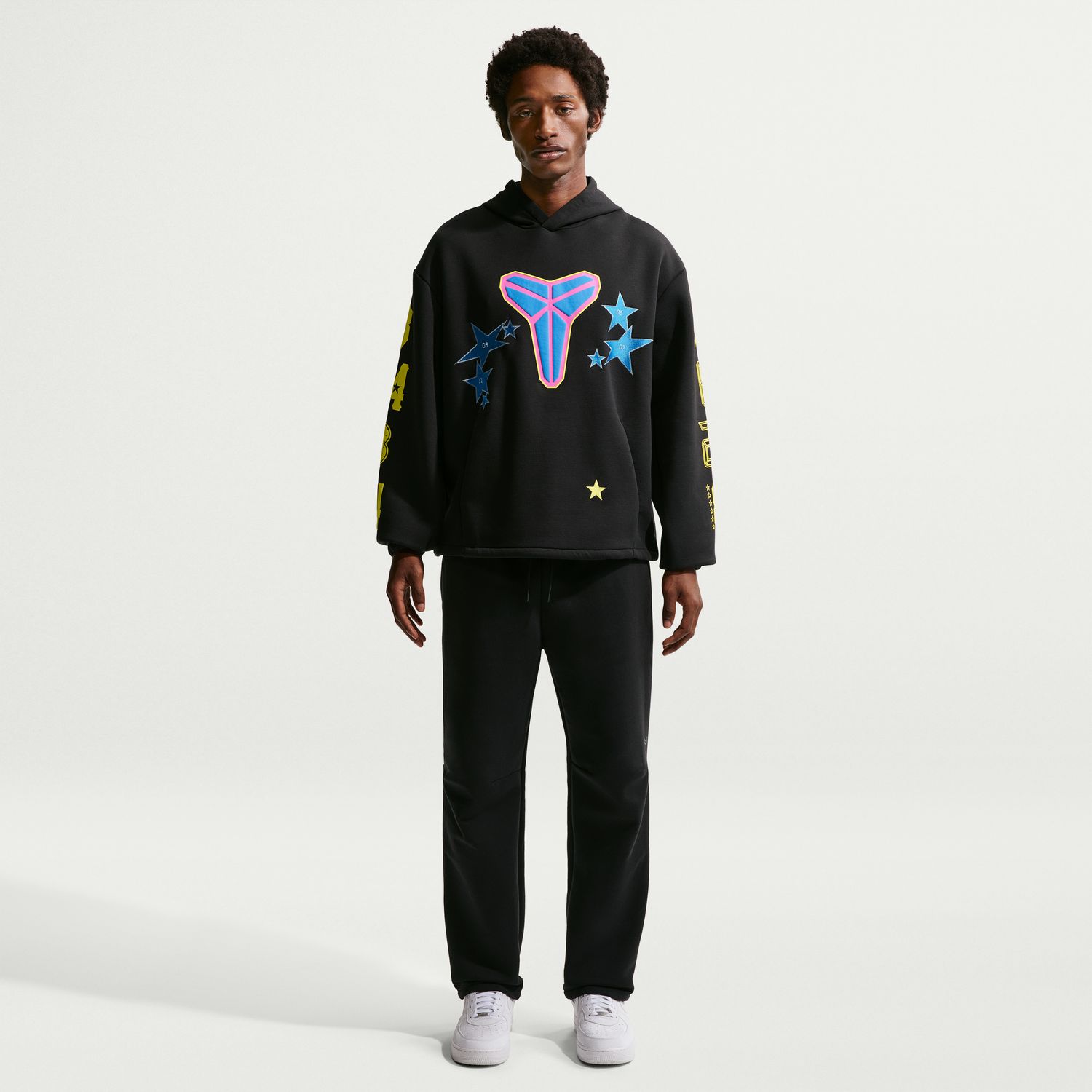 Nike Kobe Fleece Pullover Basketball Hoodie Black - Pánské - Mikina Nike - Černé - IO0295-010 - Velikost: 2XL