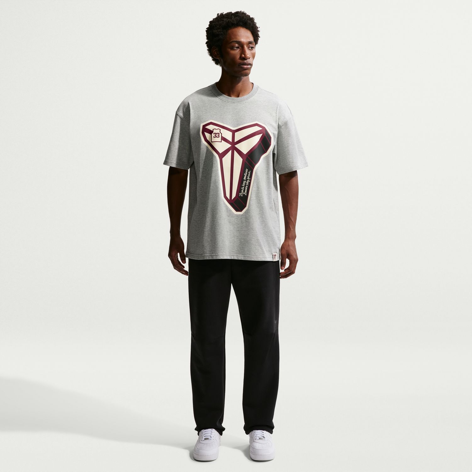 Nike Dri-FIT Kobe Basketball Tee Dark Heather Grey - Pánské - Triko Nike - Šedé - IO1152-063