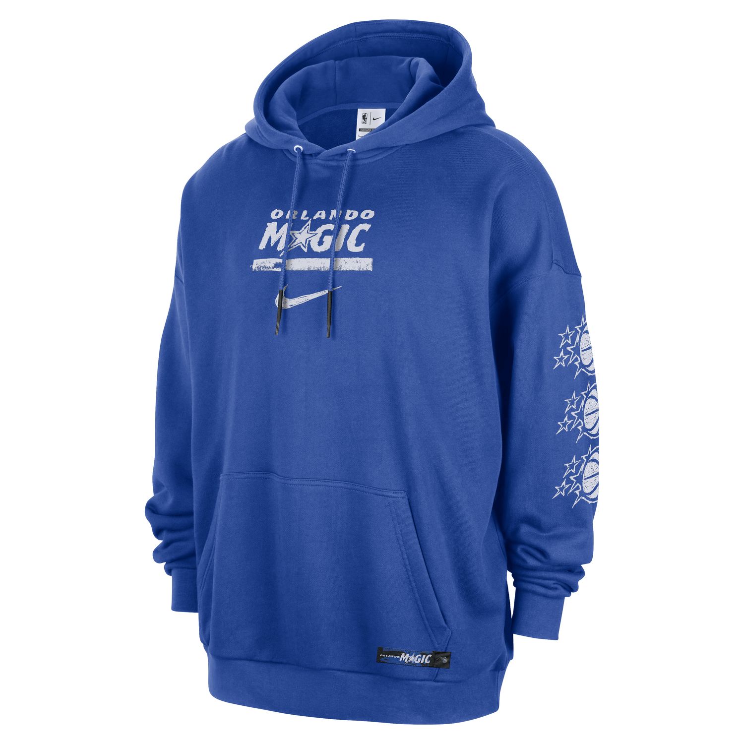 Jordan NBA Orlando Magic Courtside Club Premium Pullover Hoodie Game Royal - Pánské - Mikina Jordan - Modré - IQ0875-480 - Velikost: L