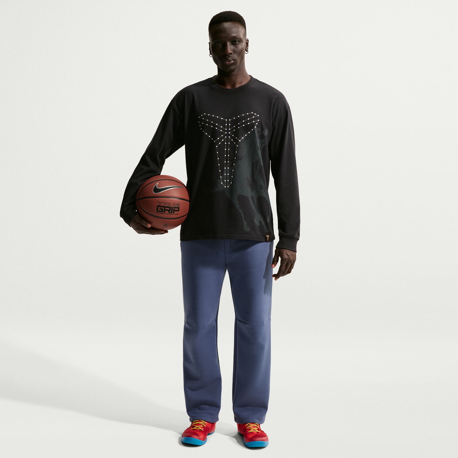 Nike Kobe Dri-FIT Long-Sleeve Basketball Tee Black - Pánské - Triko Nike - Černé - IQ2372-010 - Velikost: 2XL