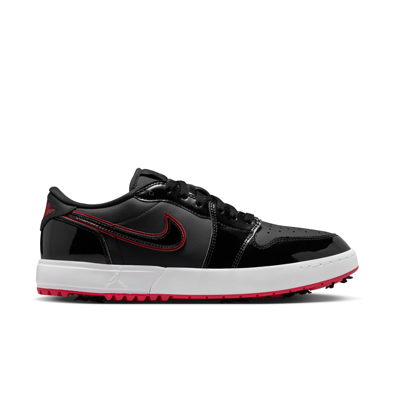Air Jordan 1 Low Golf "Bred Black Patent" - Pánské - Tenisky Jordan - Černé - IQ3417-002 - Velikost: 47