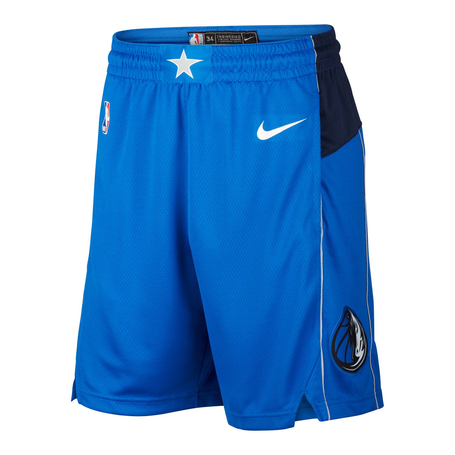Nike NBA Dri-FIT Dallas Mavericks Icon Edition Swingman Shorts - Pánské - Kraťasy Nike - Modré - AJ5599-480