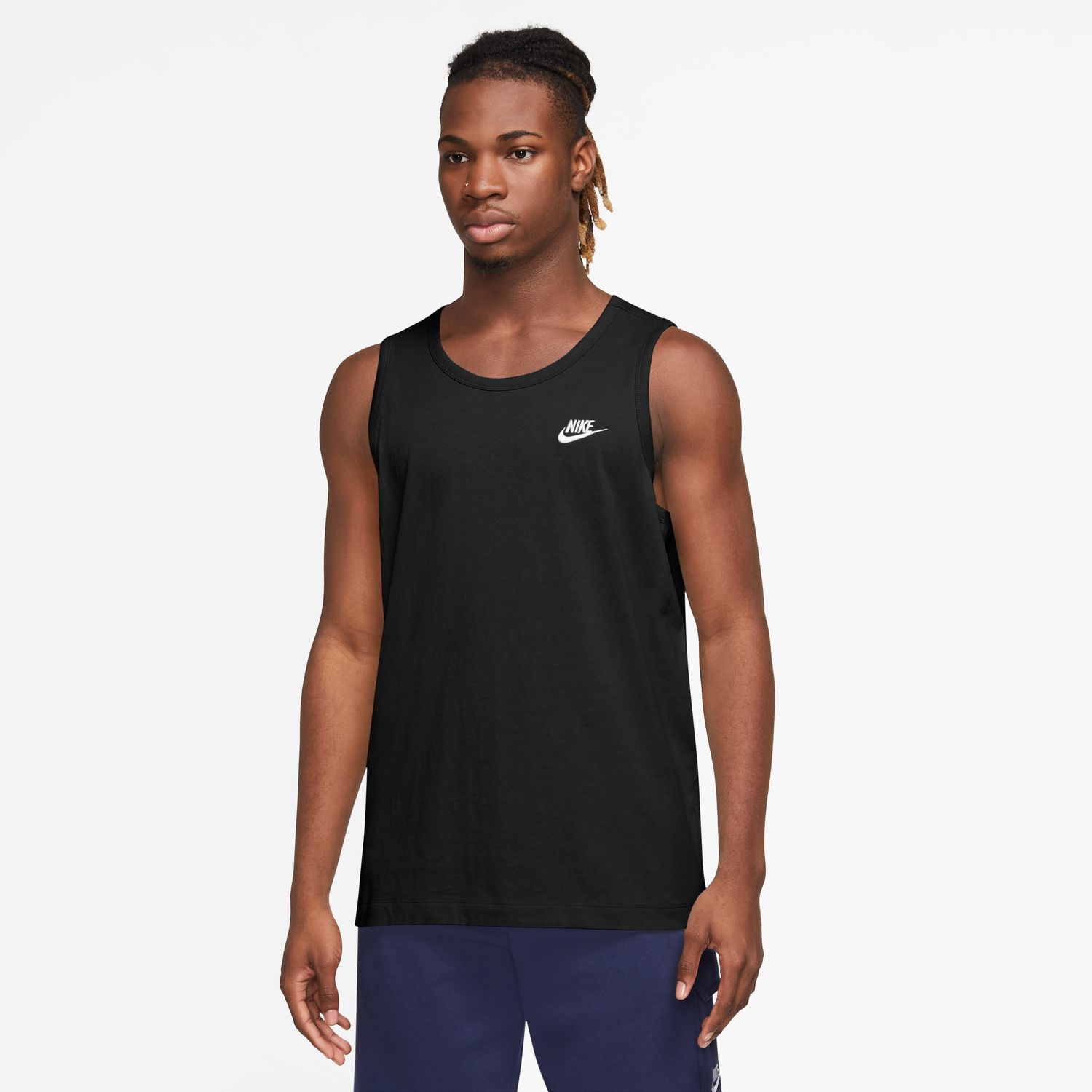 Nike Sportswear Club Tank Black - Pánské - Triko Nike - Černé - BQ1260-010 - Velikost: S