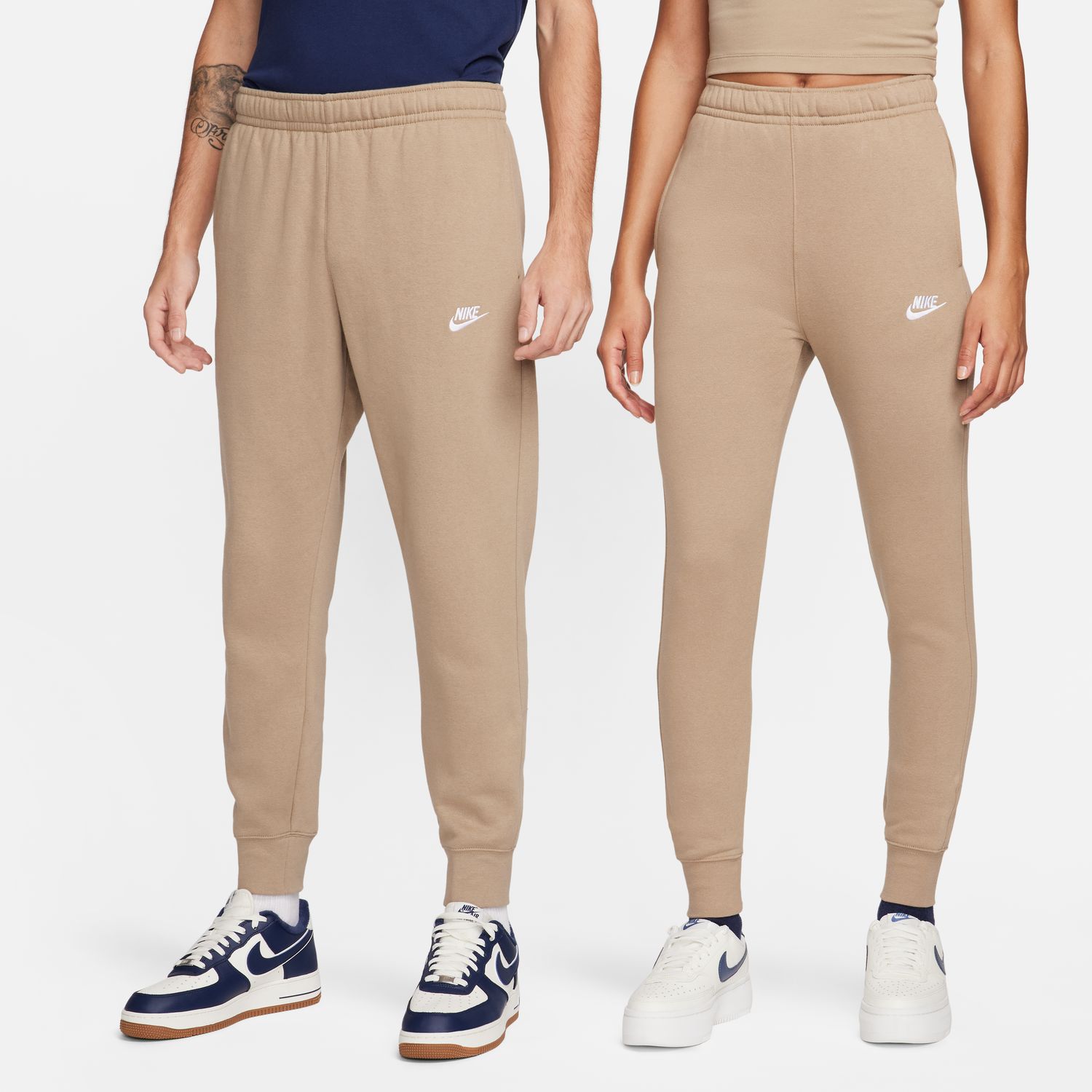 Nike Sportswear Club Fleece Pants Khaki - Pánské - Kalhoty Nike - Hnědé - BV2671-247 - Velikost: 2XL