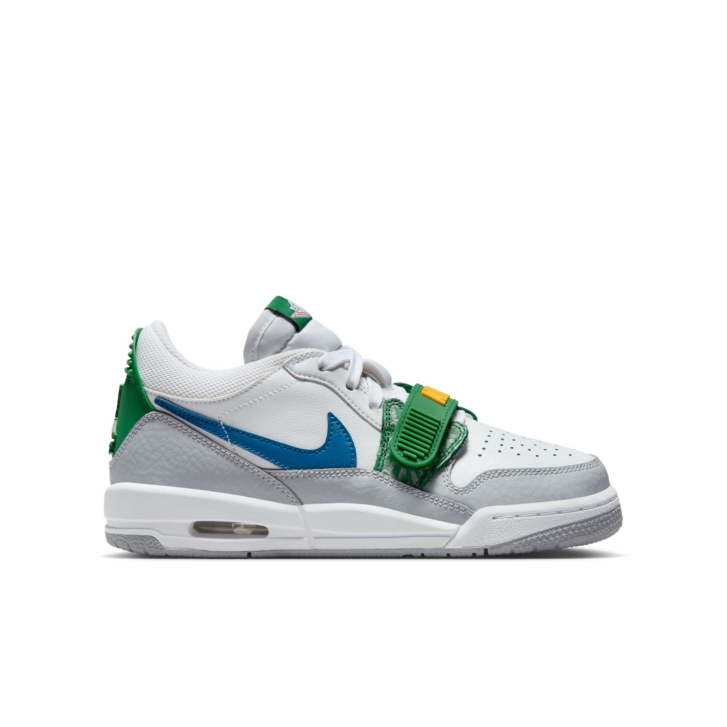 Air Jordan Legacy 312 Low "White Grey Green" (GS) - Dětské - Tenisky Jordan - Bílé - CD9054-140 - Velikost: 38.5
