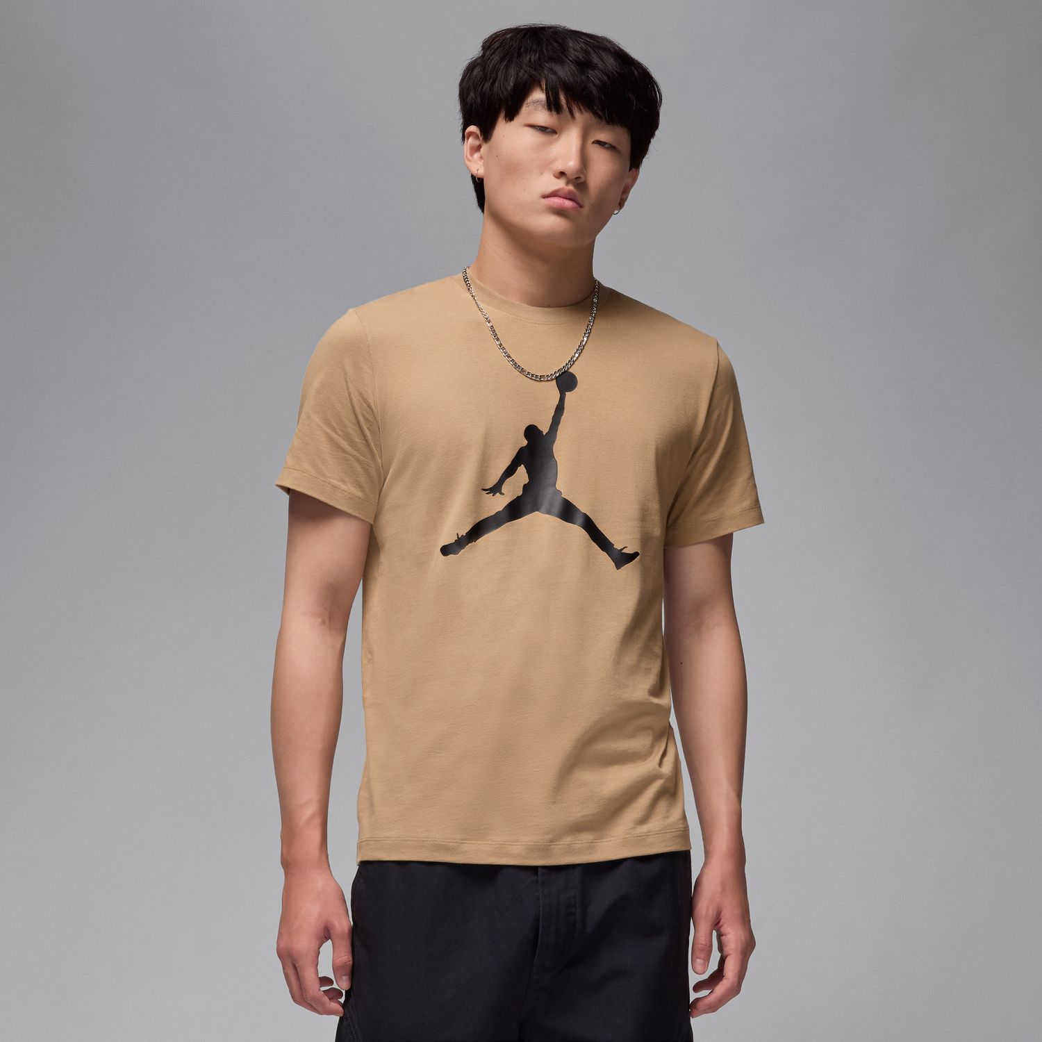 Levně Jordan Jumpman Crew Tee Desert Camo - Pánské - Triko Jordan - Hnědé - CJ0921-257