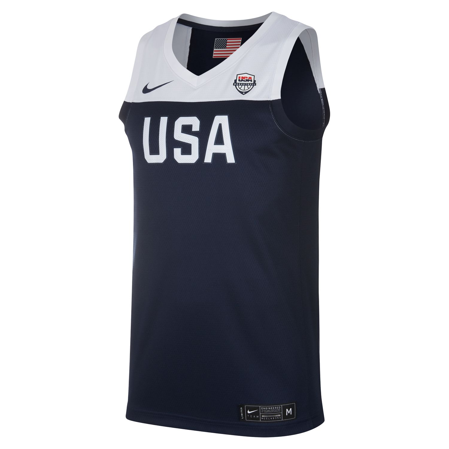 Nike USA  Basketball Jersey - Pánské - Dres Nike - Modré - CJ6872-451 - Velikost: 2XL