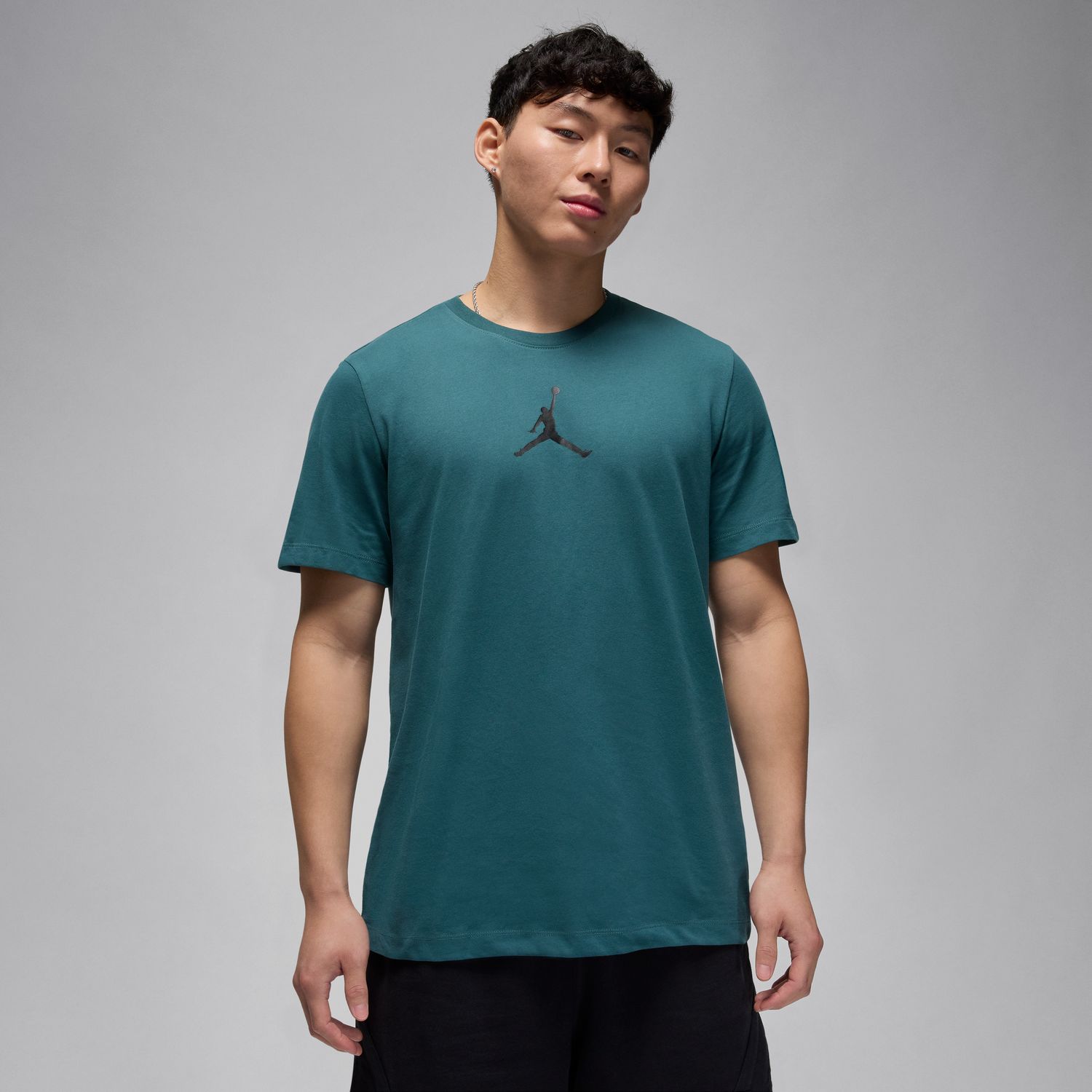 Jordan Jumpman Men's T-Shirt Green - Pánské - Triko Jordan - Zelené - CW5190-366 - Velikost: XS
