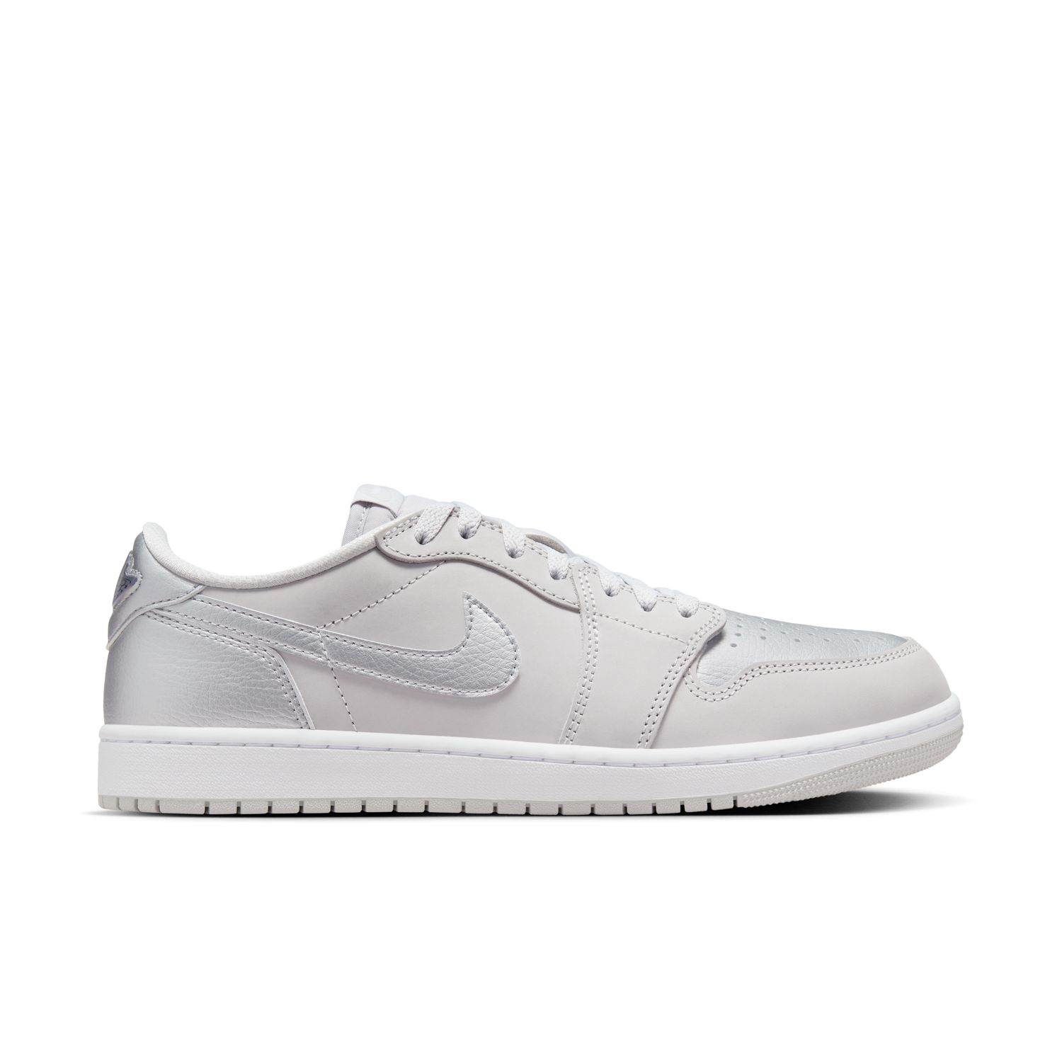 Air Jordan 1 Low OG "Metallic Silver" - Pánské - Tenisky Jordan - Šedé - CZ0790-002 - Velikost: 46