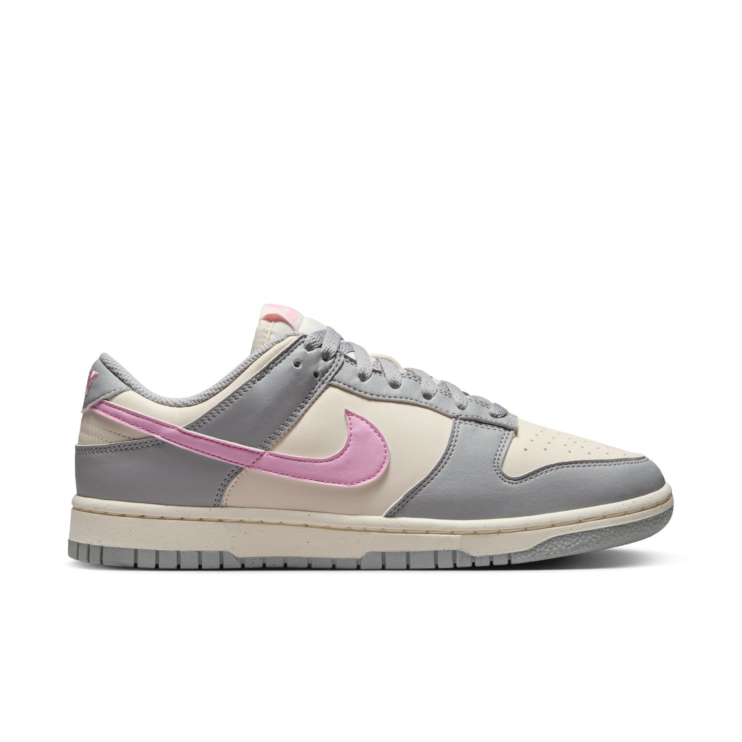 Nike Dunk Low Next Nature "Light Smoke Grey Pink Rise" Wmns - Dámské - Tenisky Nike - Šedé - DD1873-002 - Velikost: 44.5