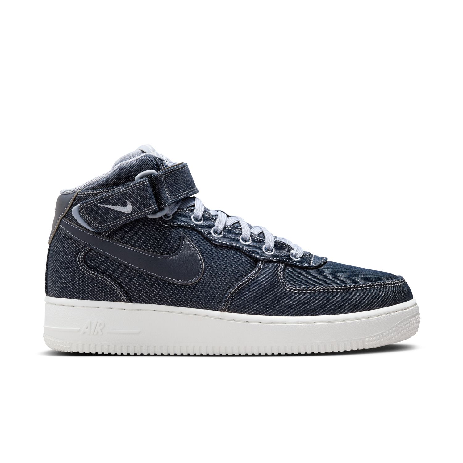 Nike Air Force 1 '07 Mid "Denim" Wmns - Dámské - Tenisky Nike - Modré - DD9625-400 - Velikost: 36.5