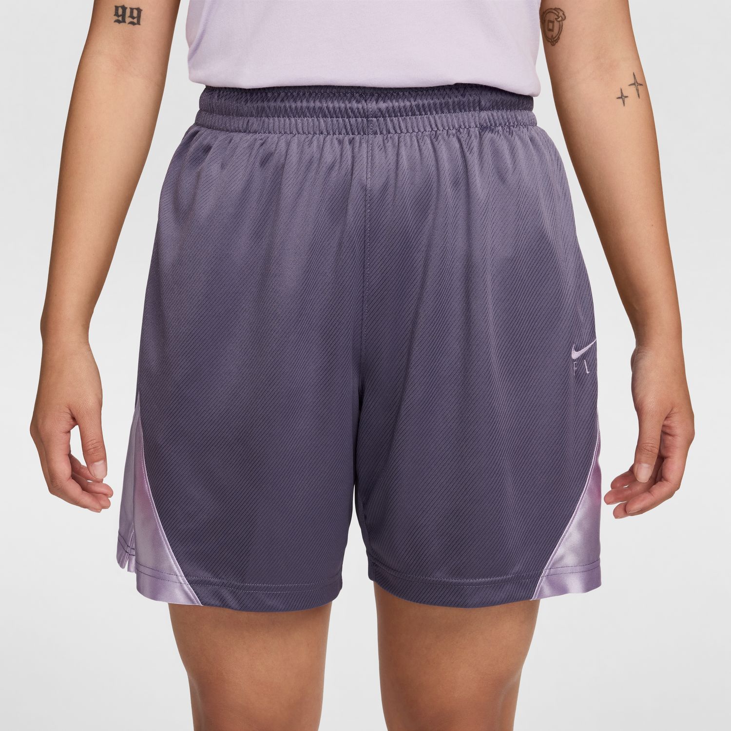 Nike Dri-FIT ISoFly Wmns Basketball Shorts Purple - Dámské - Kraťasy Nike - Fialové - DH7363-509 - Velikost: XL