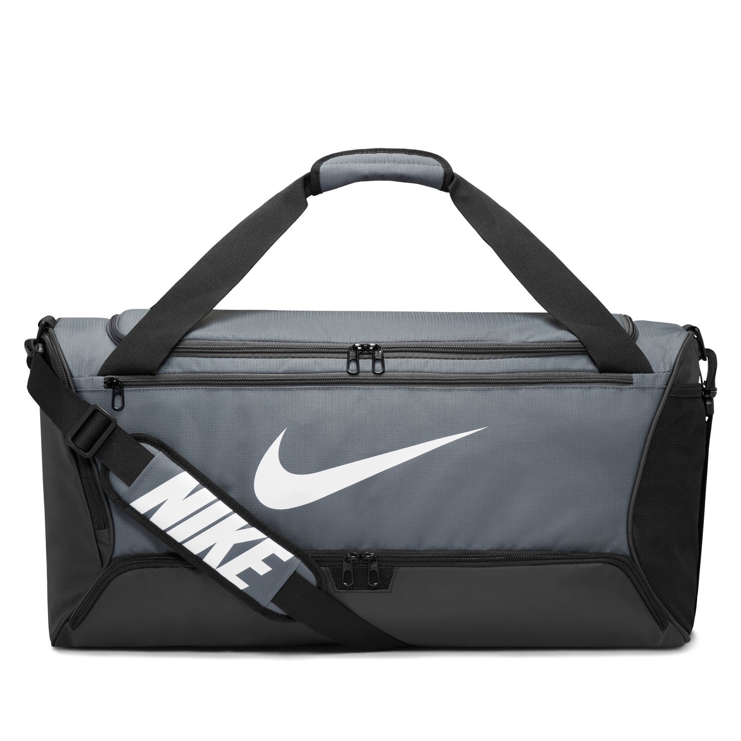 Levně Nike Brasilia 9.5 Training Duffel Bag (60L) Iron Grey - Unisex - Batoh Nike - Šedé - DH7710-068