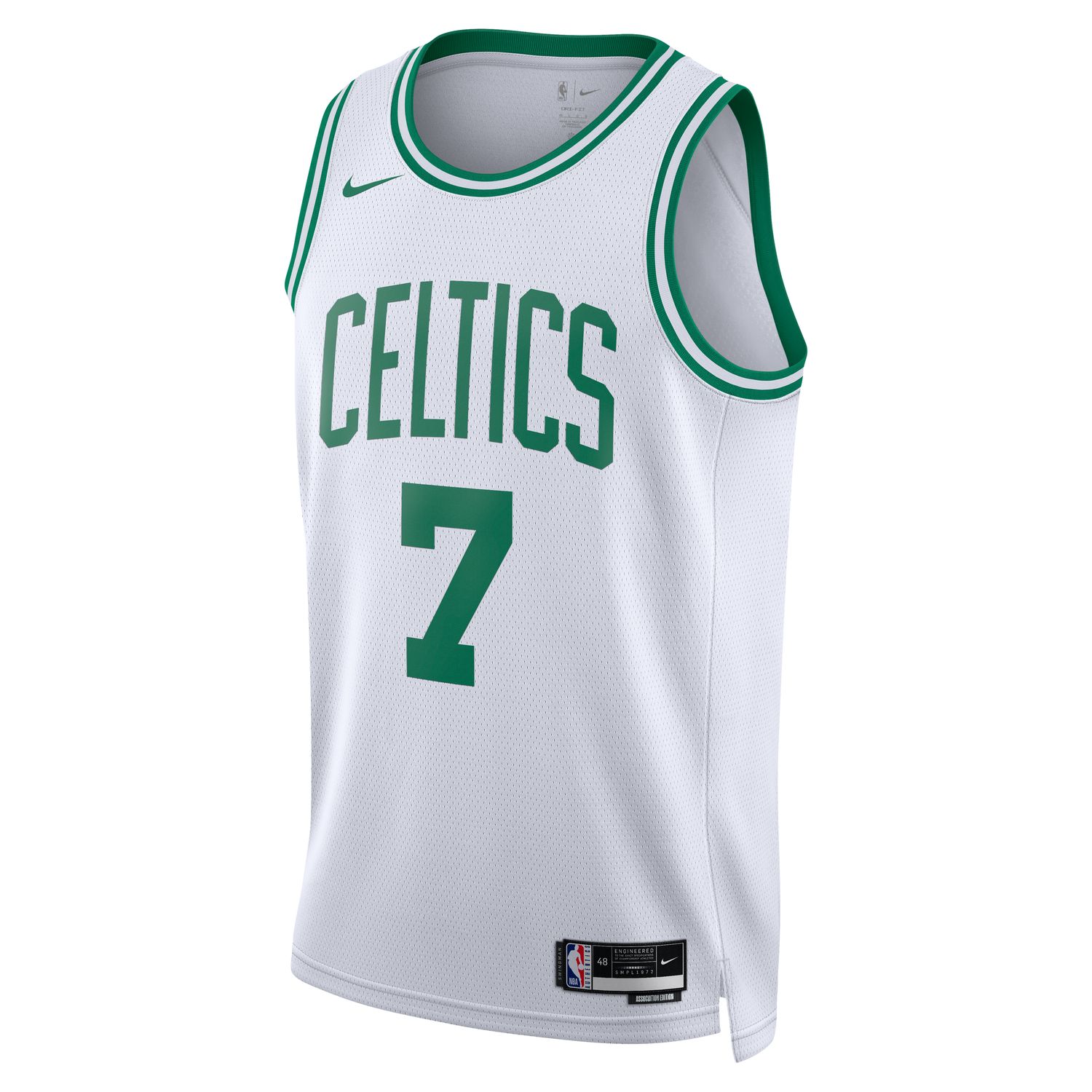 Nike Dri-FIT NBA Boston Celtics Association Edition 2022/23 Swingman Jersey - Pánské - Dres Nike - Bílé - DN2070-101 - Velikost: S
