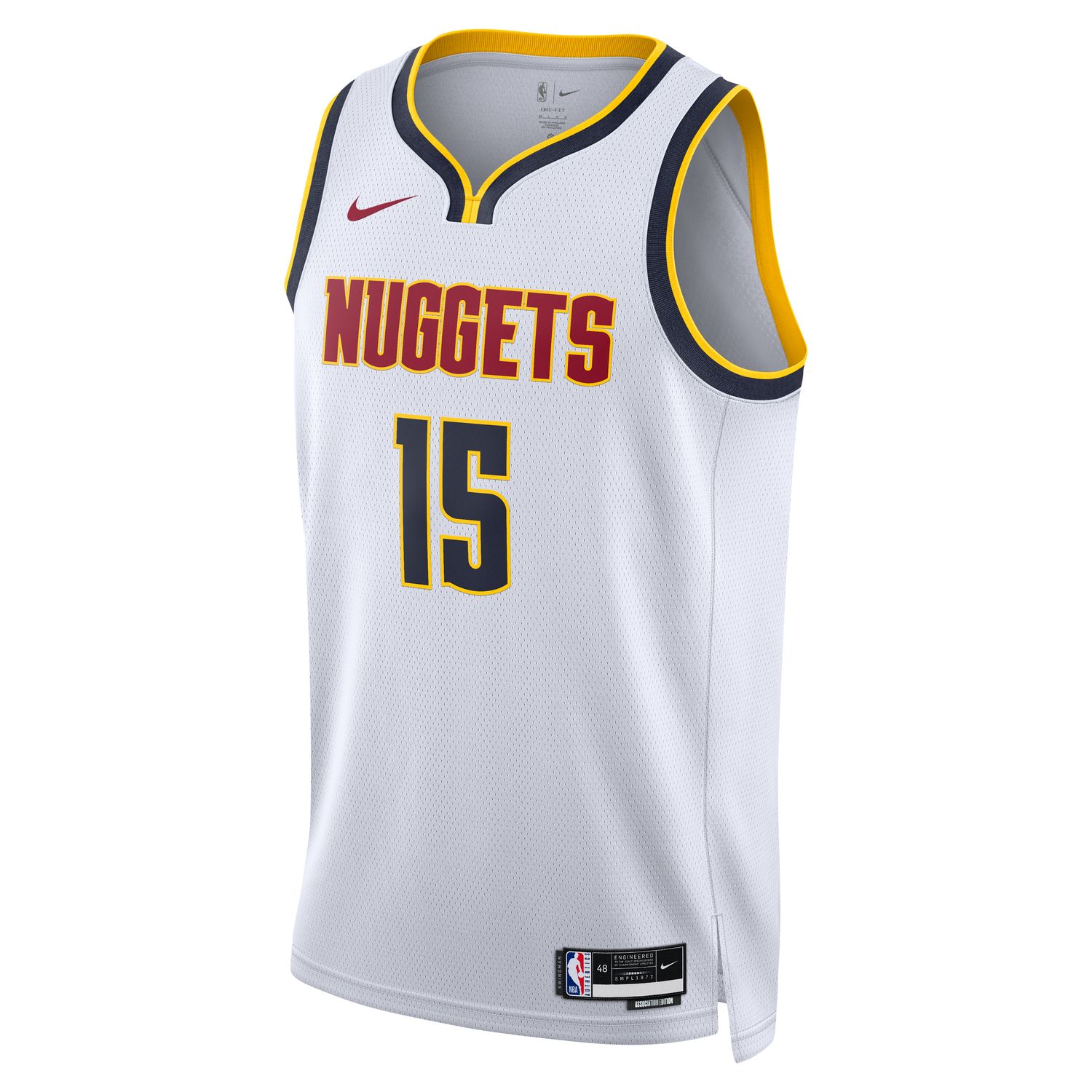 Levně Nike NBA Dri-FIT Denver Nuggets Association Edition 2022/23 Swingman Jersey - Pánské - Dres Nike - Bílé - DN2075-100