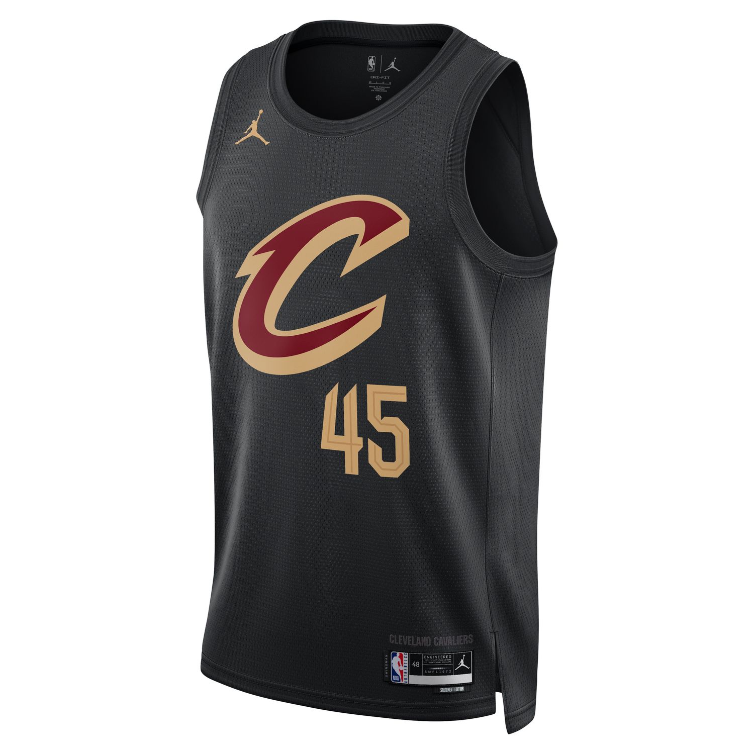 Jordan Dri-FIT NBA Cleveland Cavaliers Statement Edition Swingman Jersey - Pánské - Dres Jordan - Černé - DO9522-016 - Velikost: 2XL