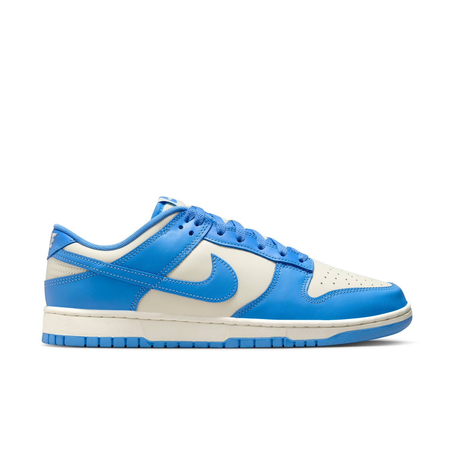 Nike Dunk Low Retro "University Blue" - Pánské - Tenisky Nike - Bílé - DV0833-113 - Velikost: 38.5