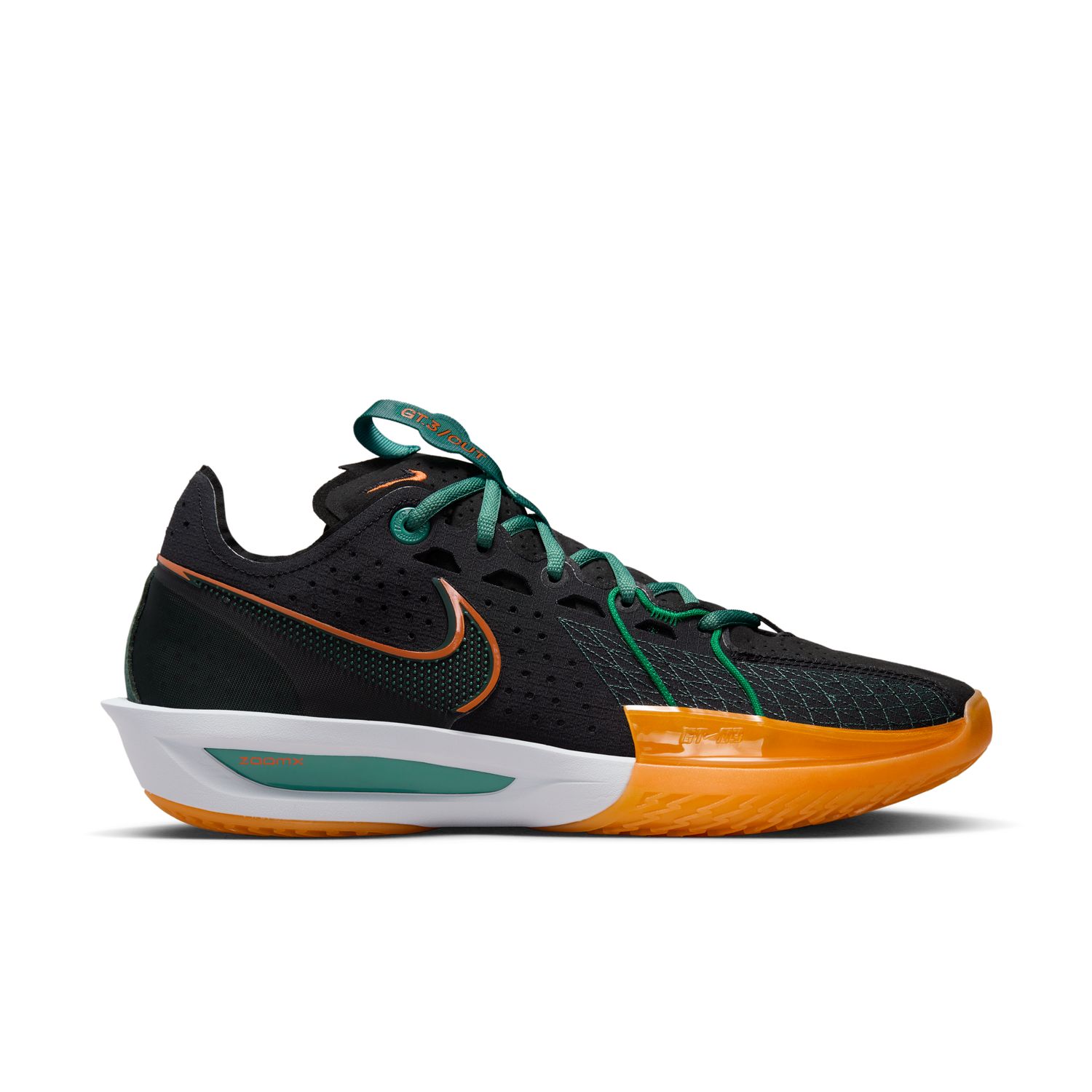 Nike Air Zoom G.T. Cut 3  "Miami Hurricanes" - Pánské - Tenisky Nike - Černé - DV2913-001 - Velikost: 40