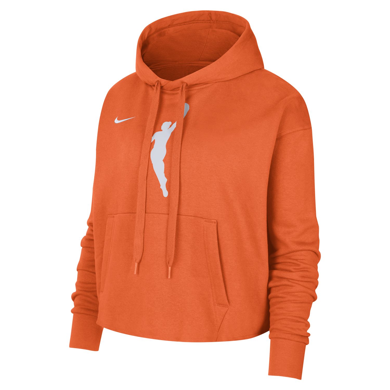 Nike WNBA Team 13 Courtside Wmns Cropped Pullover Hoodie Brilliant Orange - Dámské - Mikina Nike - Oranžové - DV6450-820 - Velikost: 2XL