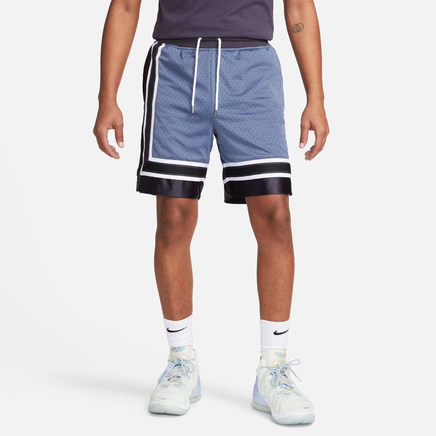 Nike Circa 8" Basketball Shorts Diffused Blue - Pánské - Kraťasy Nike - Modré - DV9533-491 - Velikost: XL